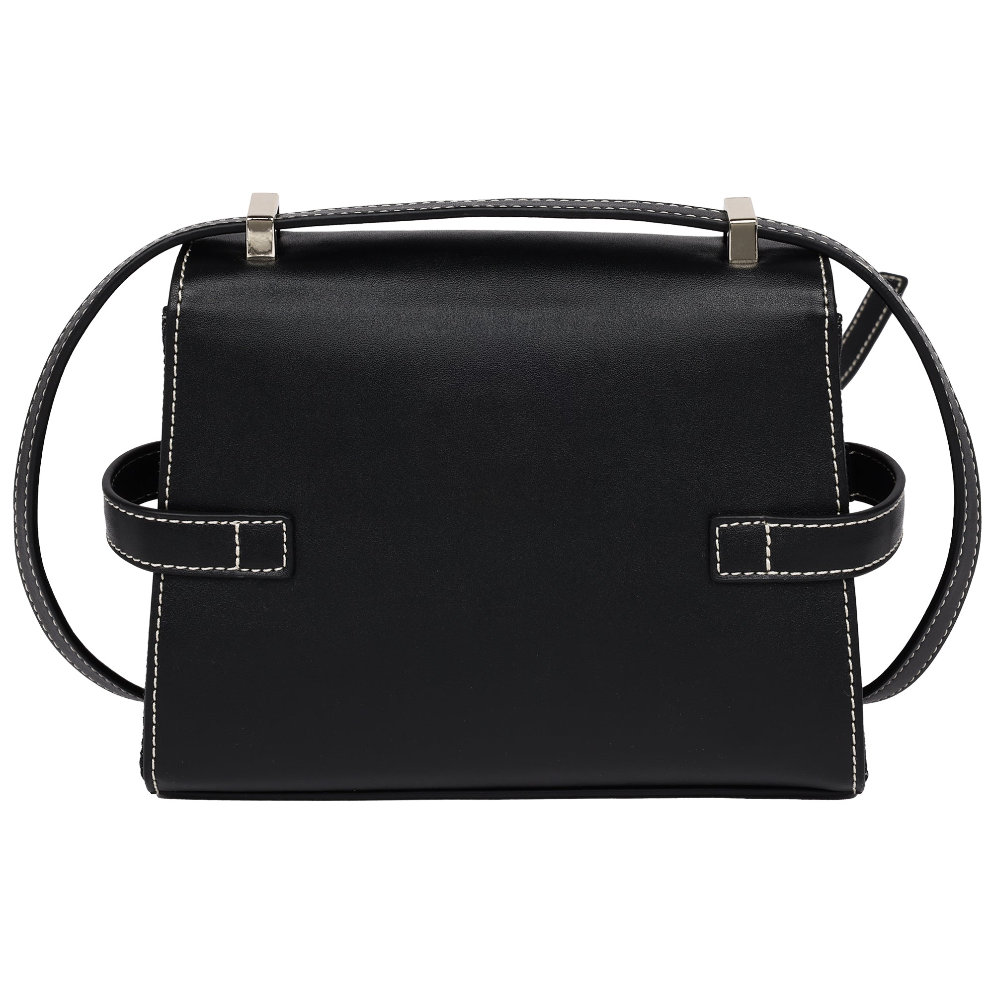 True Religion Studded Denim Flap Crossbody Bag