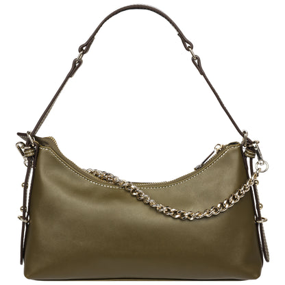 True Religion Smooth PU Belted Shoulder Bag