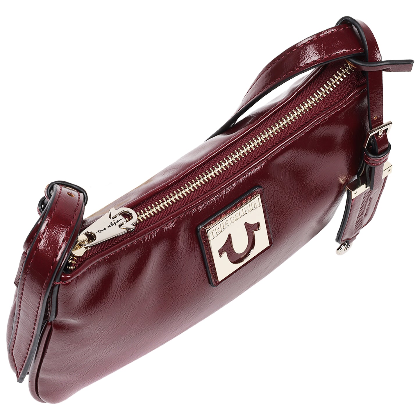 True Religion Crinkle Finish Shoulder Bag