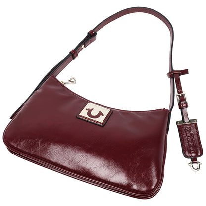 True Religion Crinkle Finish Shoulder Bag