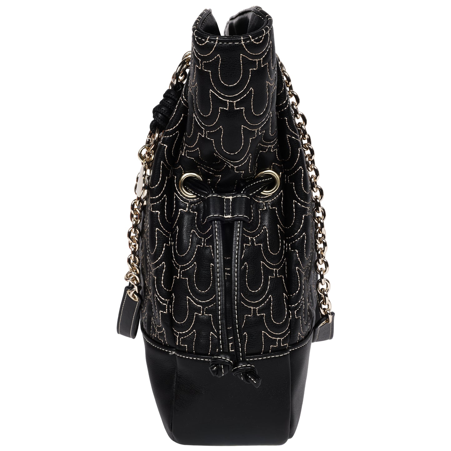 True Religion Cinch Side Soft Logo Tote