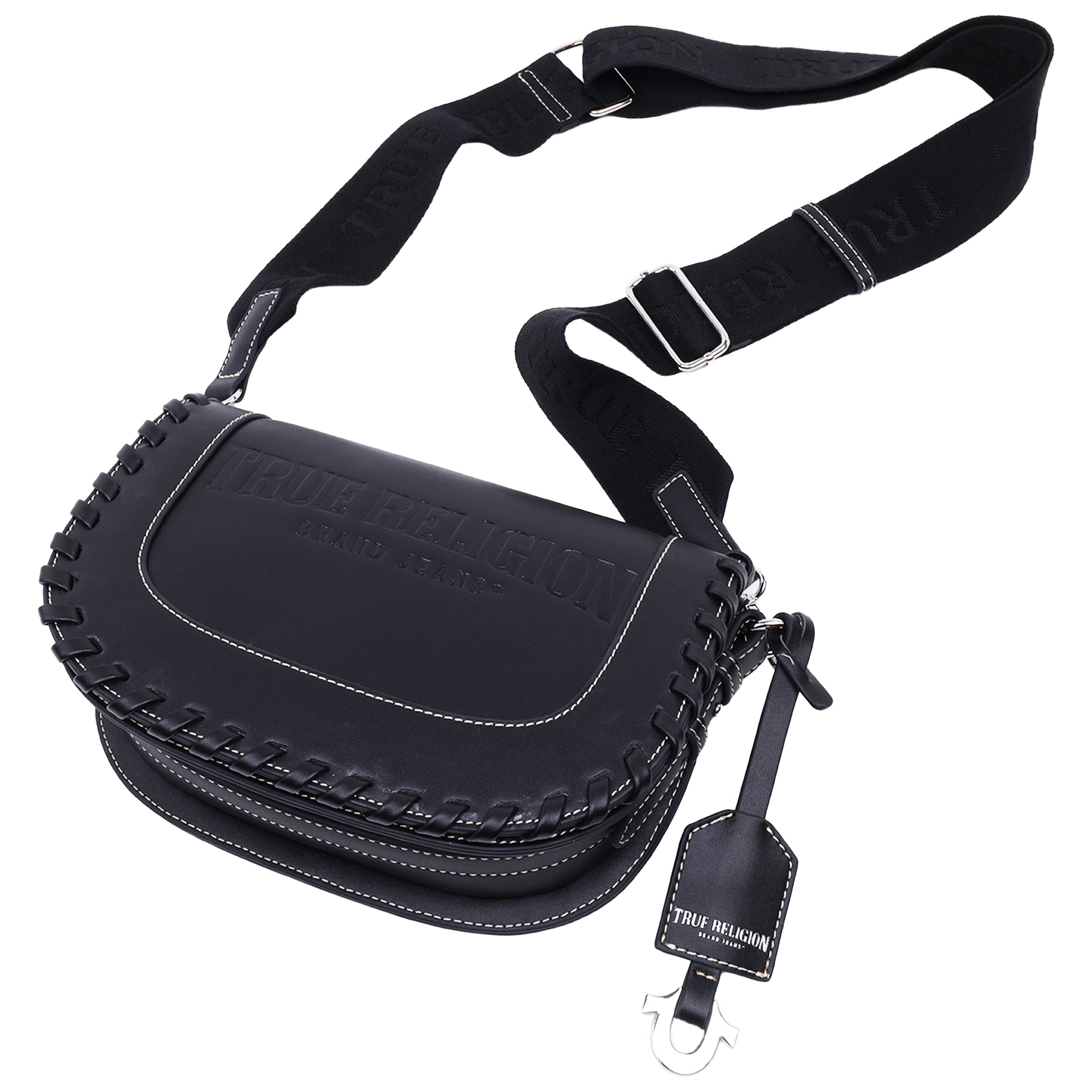 True Religion Whip Stitch Saddle Bag