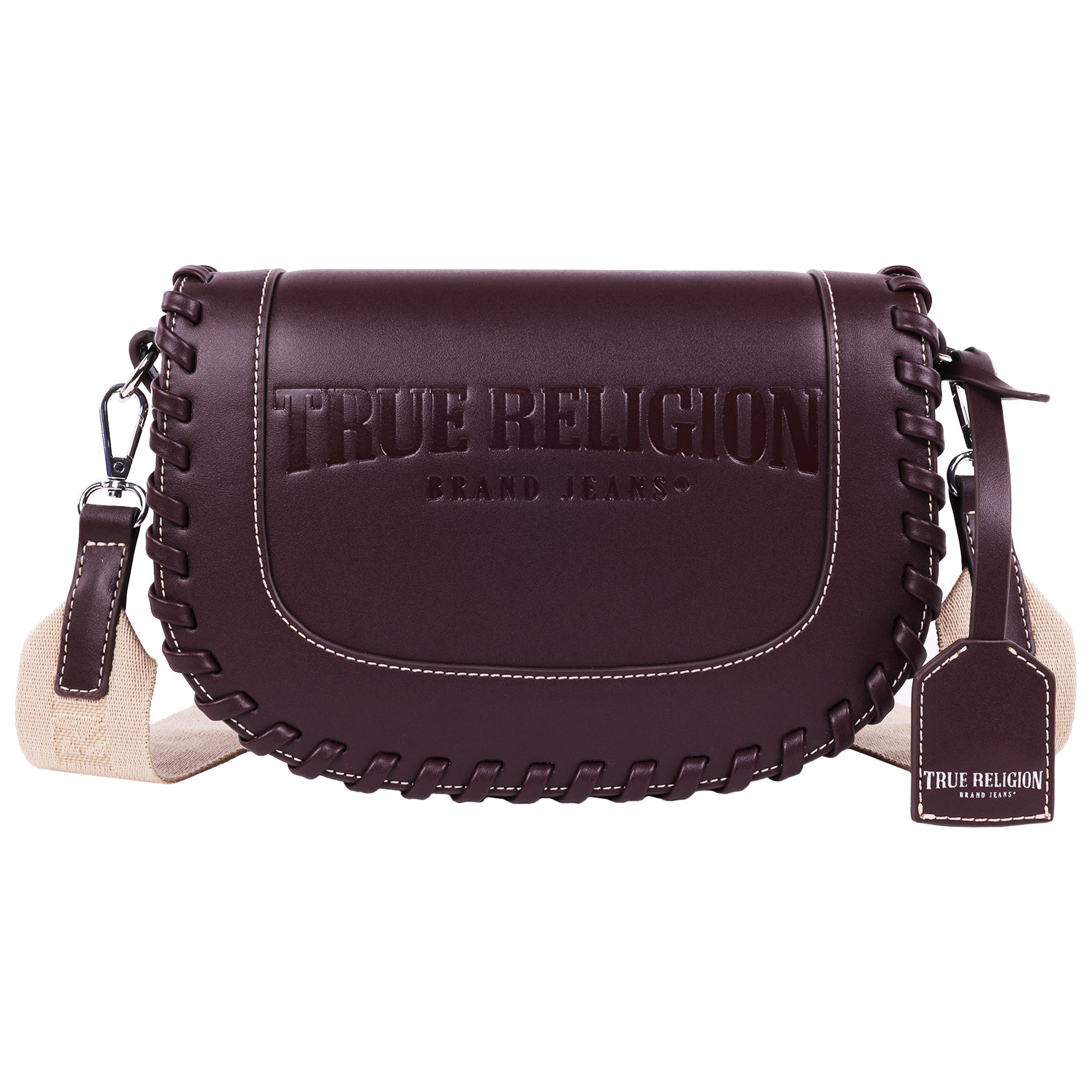 True Religion Whip Stitch Saddle Bag