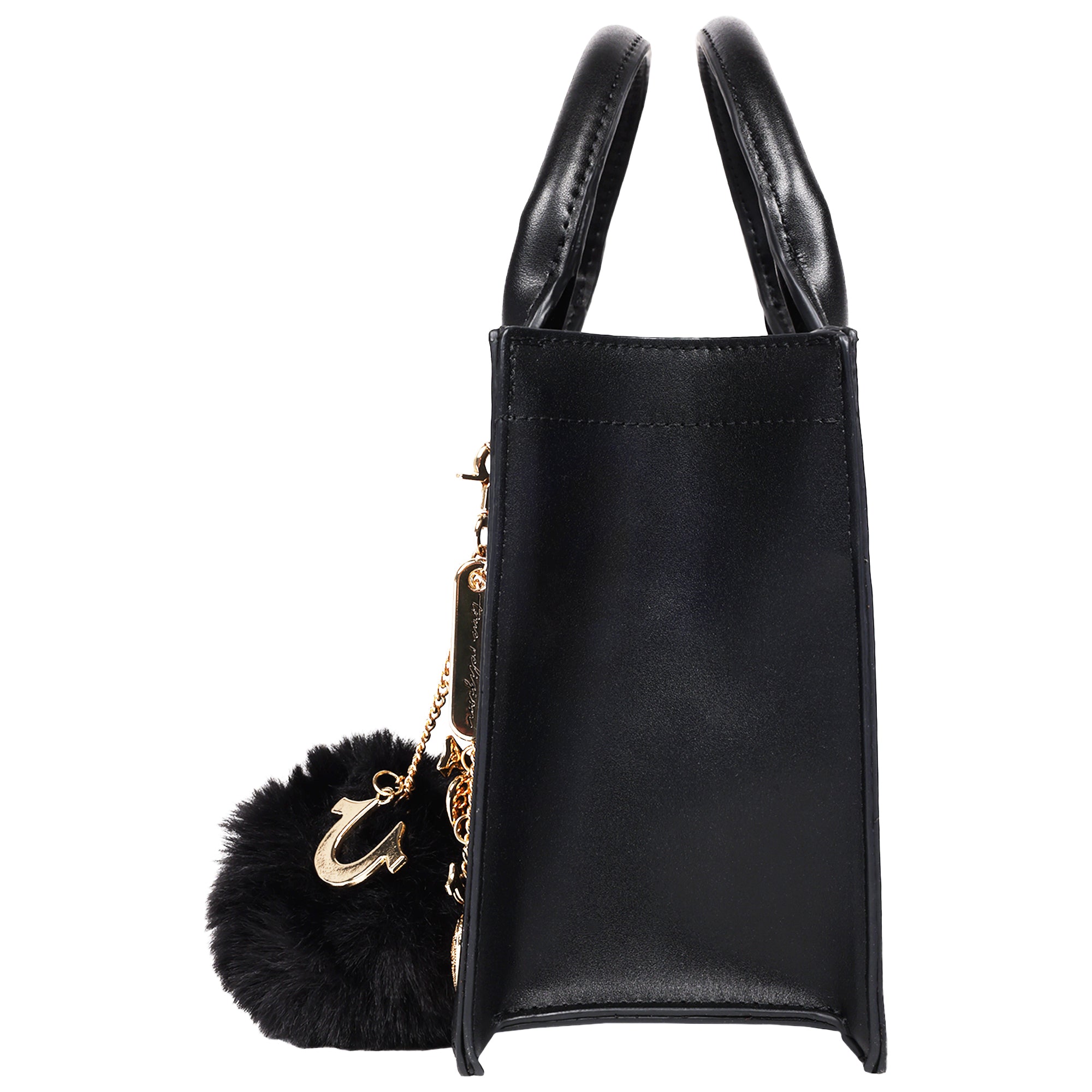 True Religion Pom Dangle Modern Tote