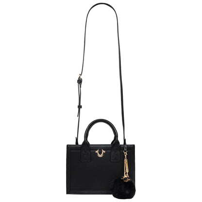 True Religion Pom Dangle Modern Tote