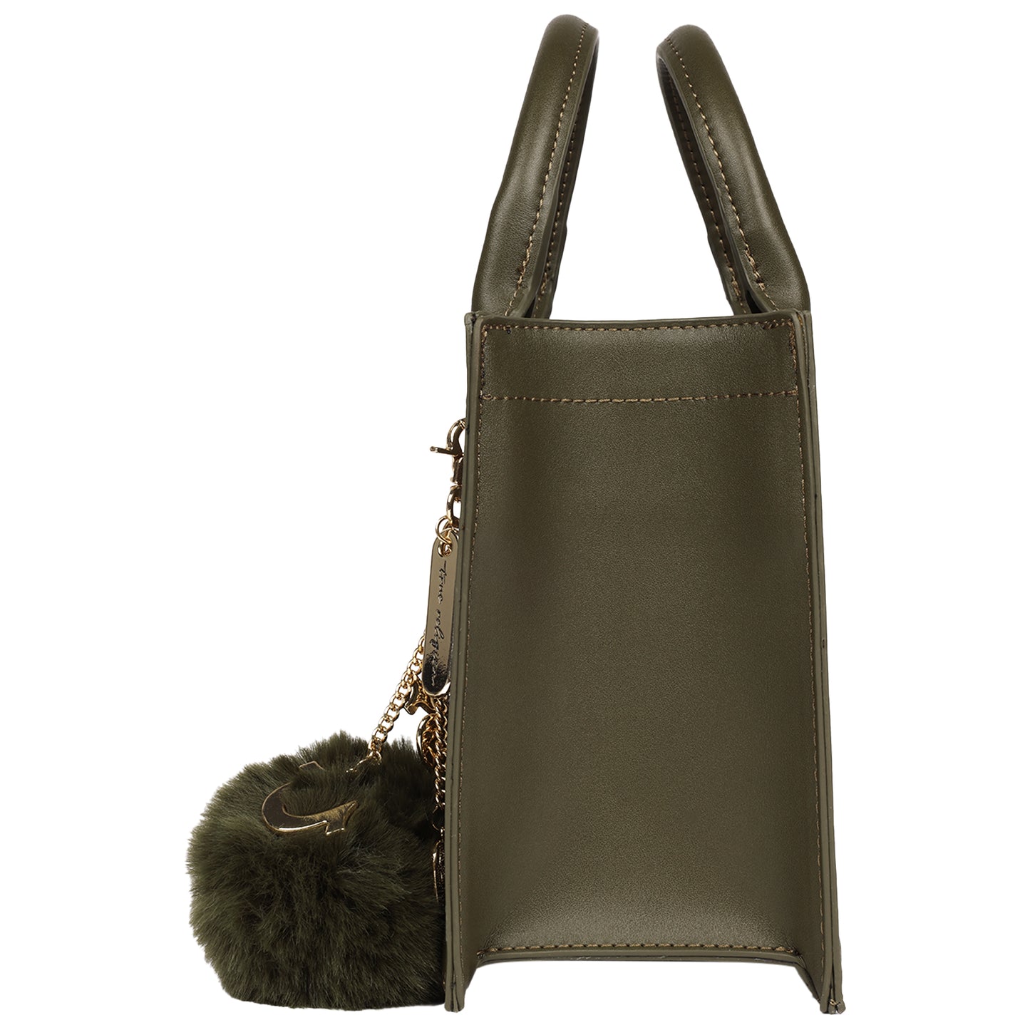 True Religion Pom Dangle Modern Tote