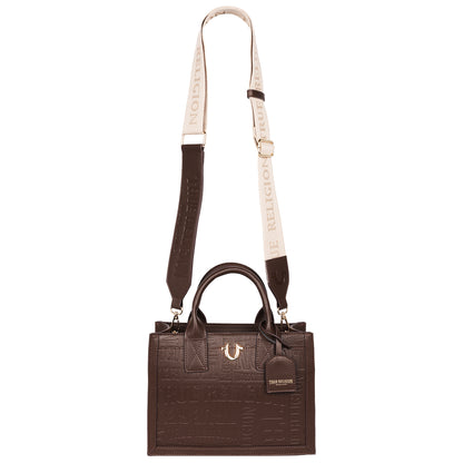 True Religion Mega Logo Modern Tote