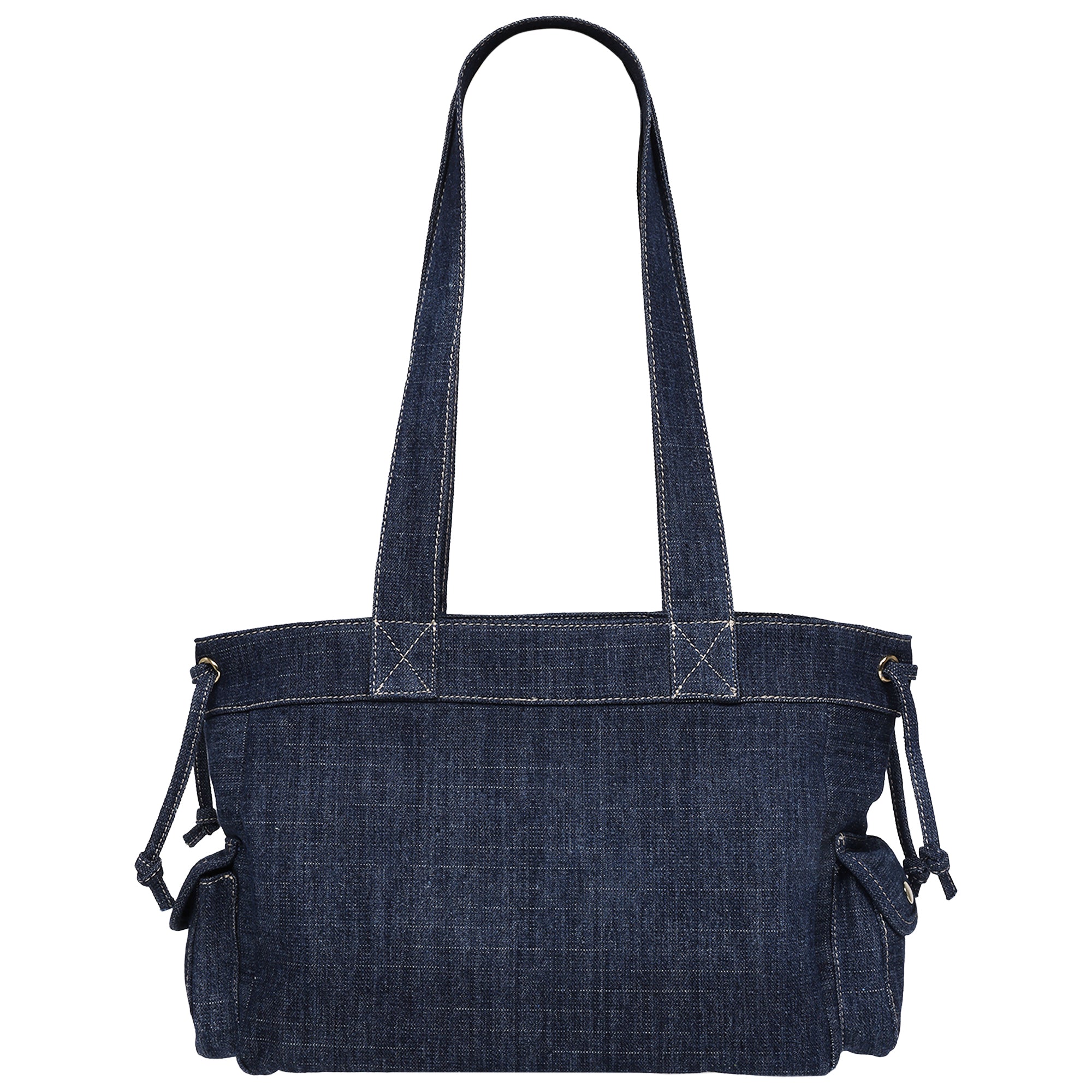 True Religion Multi-Patch Denim Tote