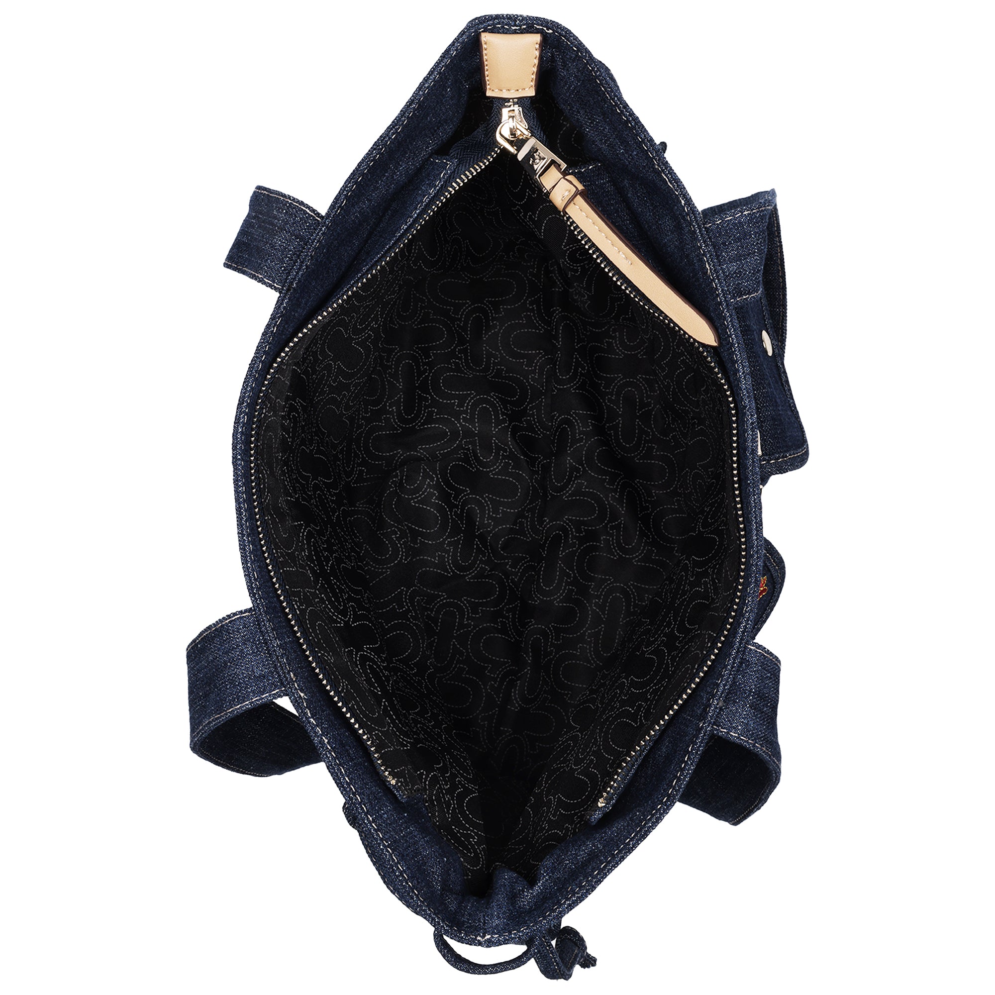 True Religion Multi-Patch Denim Tote