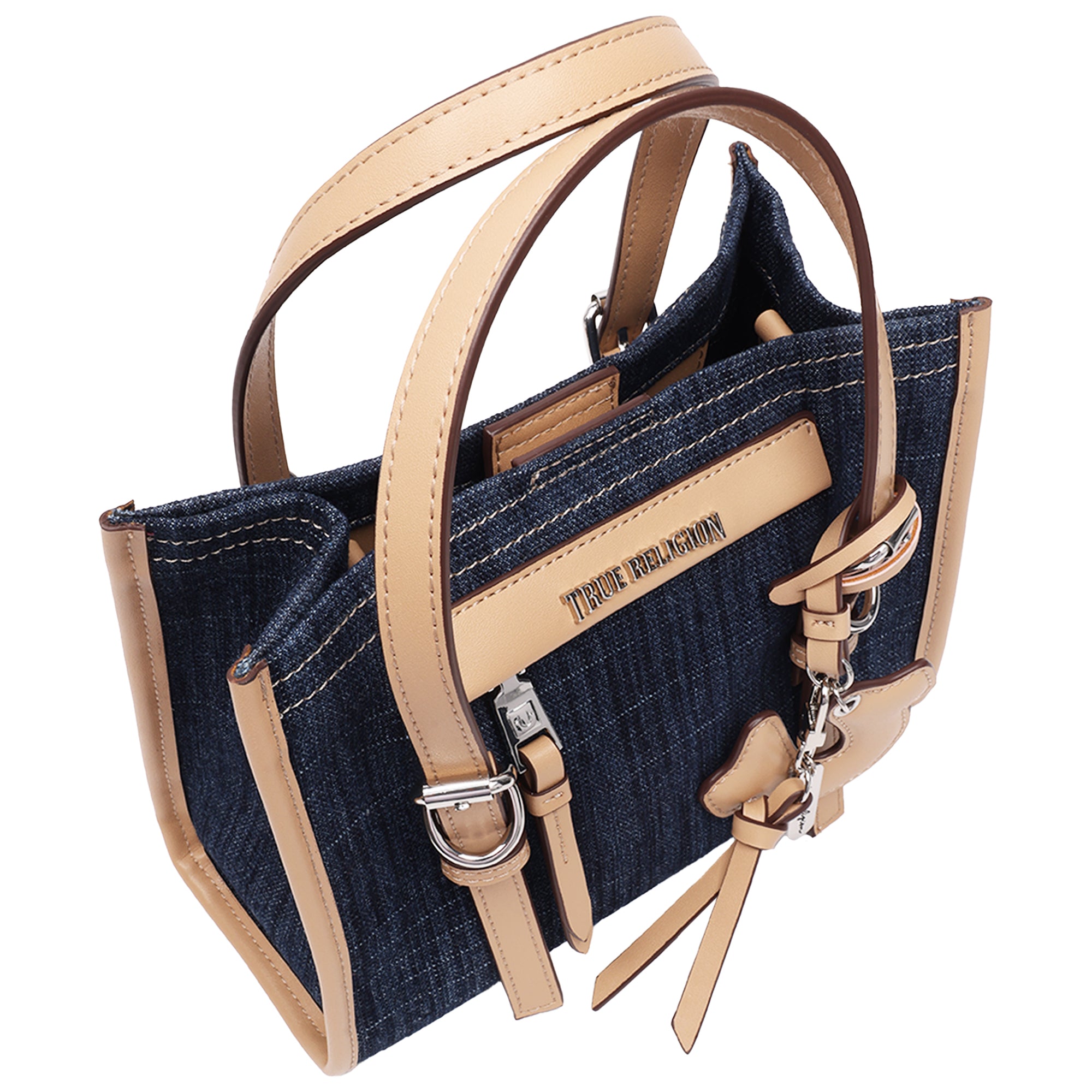 True Religion Denim Dangle Mini Tote