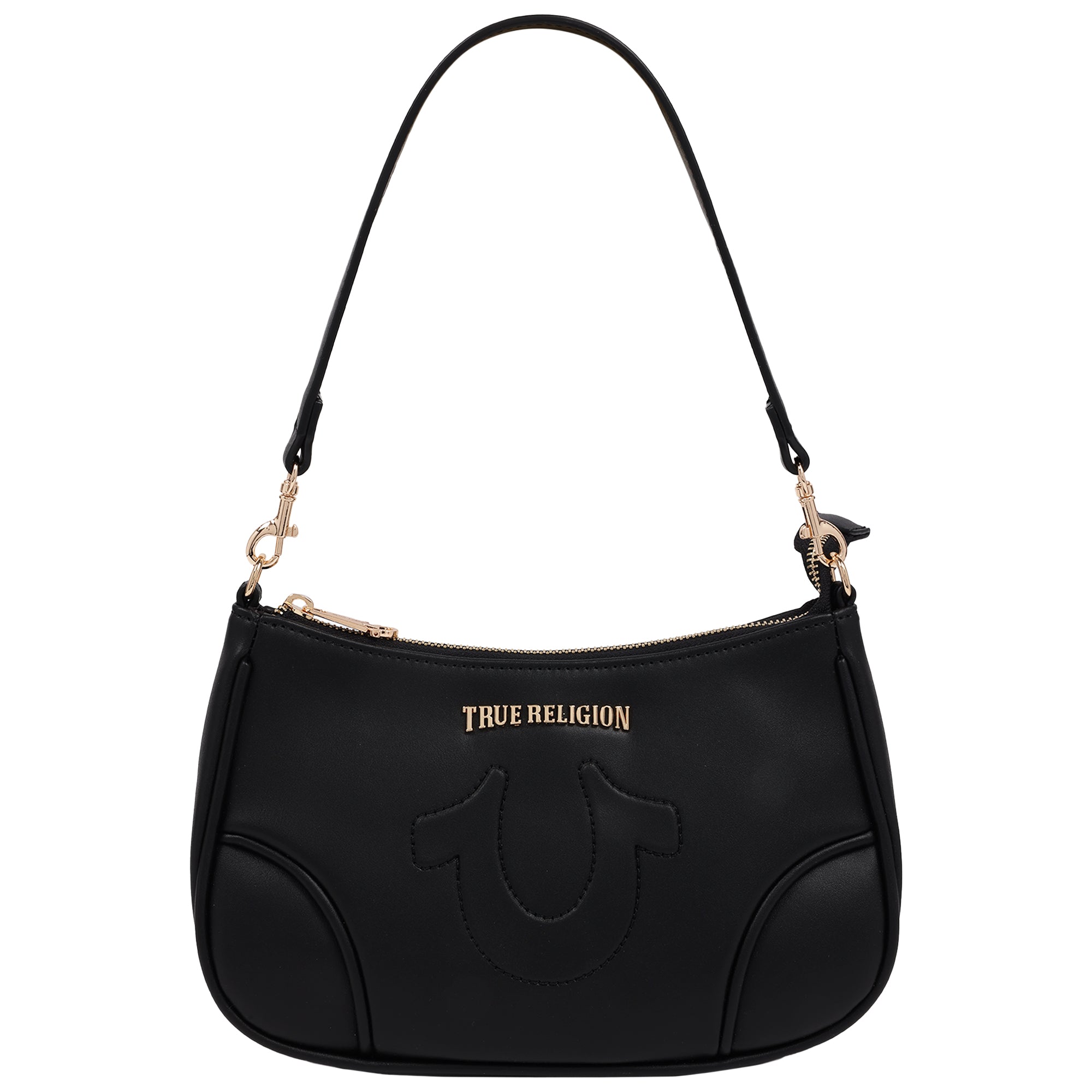 True Religion Trapunto Logo Shoulder Bag