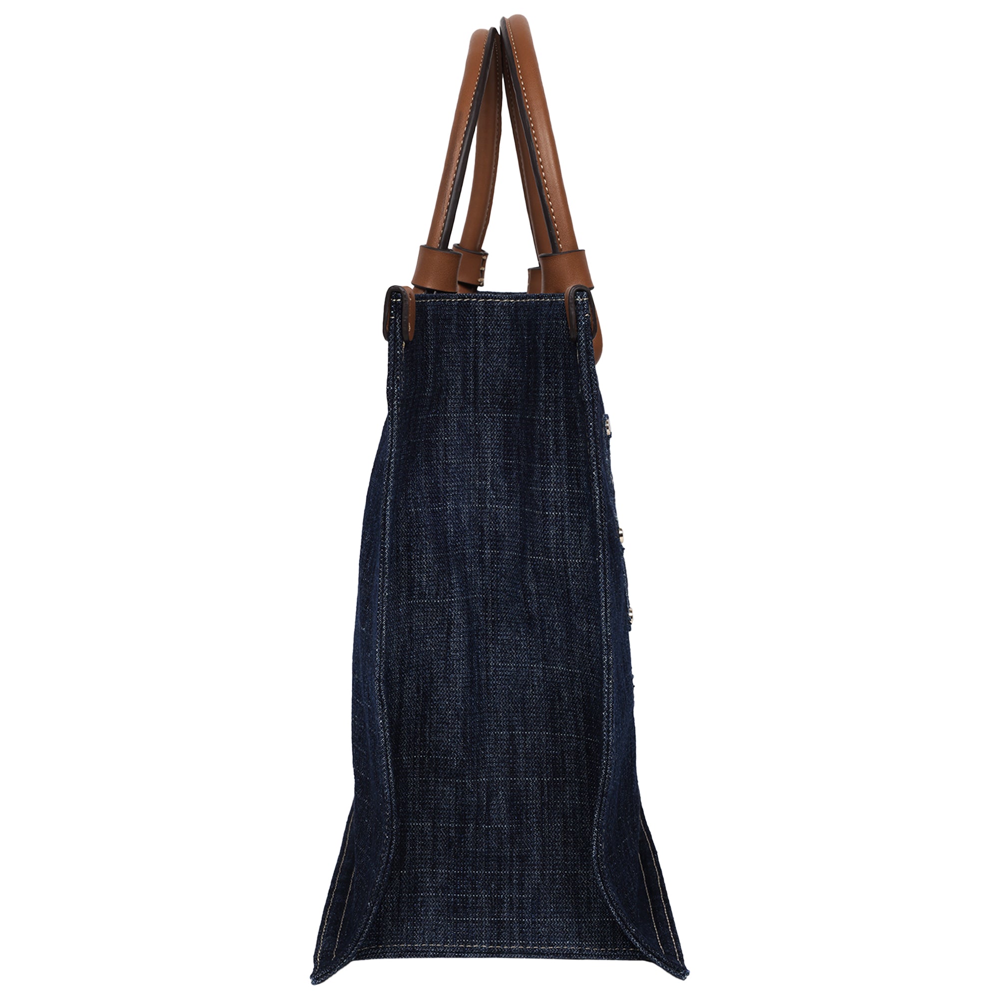 True Religion Andi Horseshoe Appliqué Denim Tote