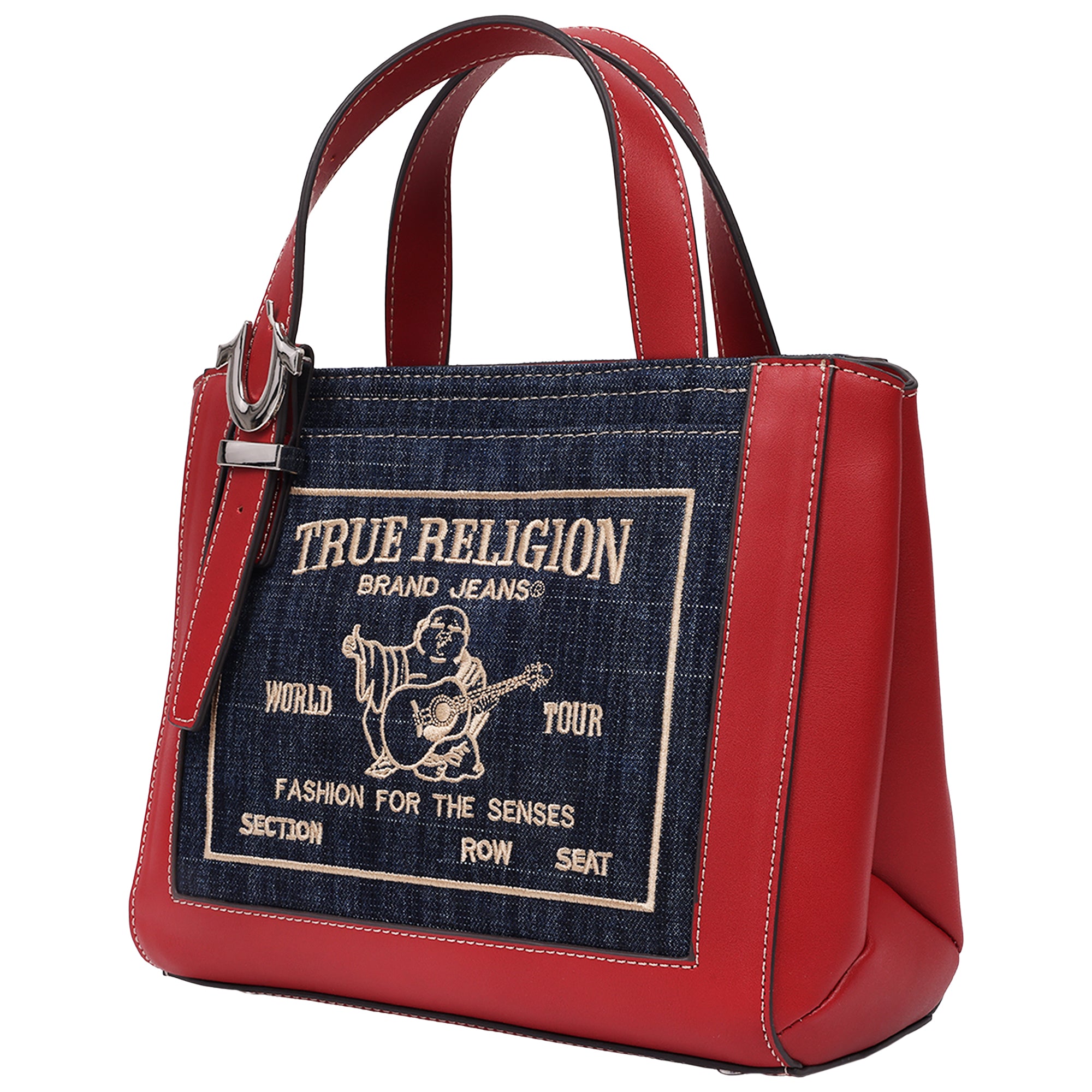 True Religion Arvin Buddha Motif Crossbody Tote