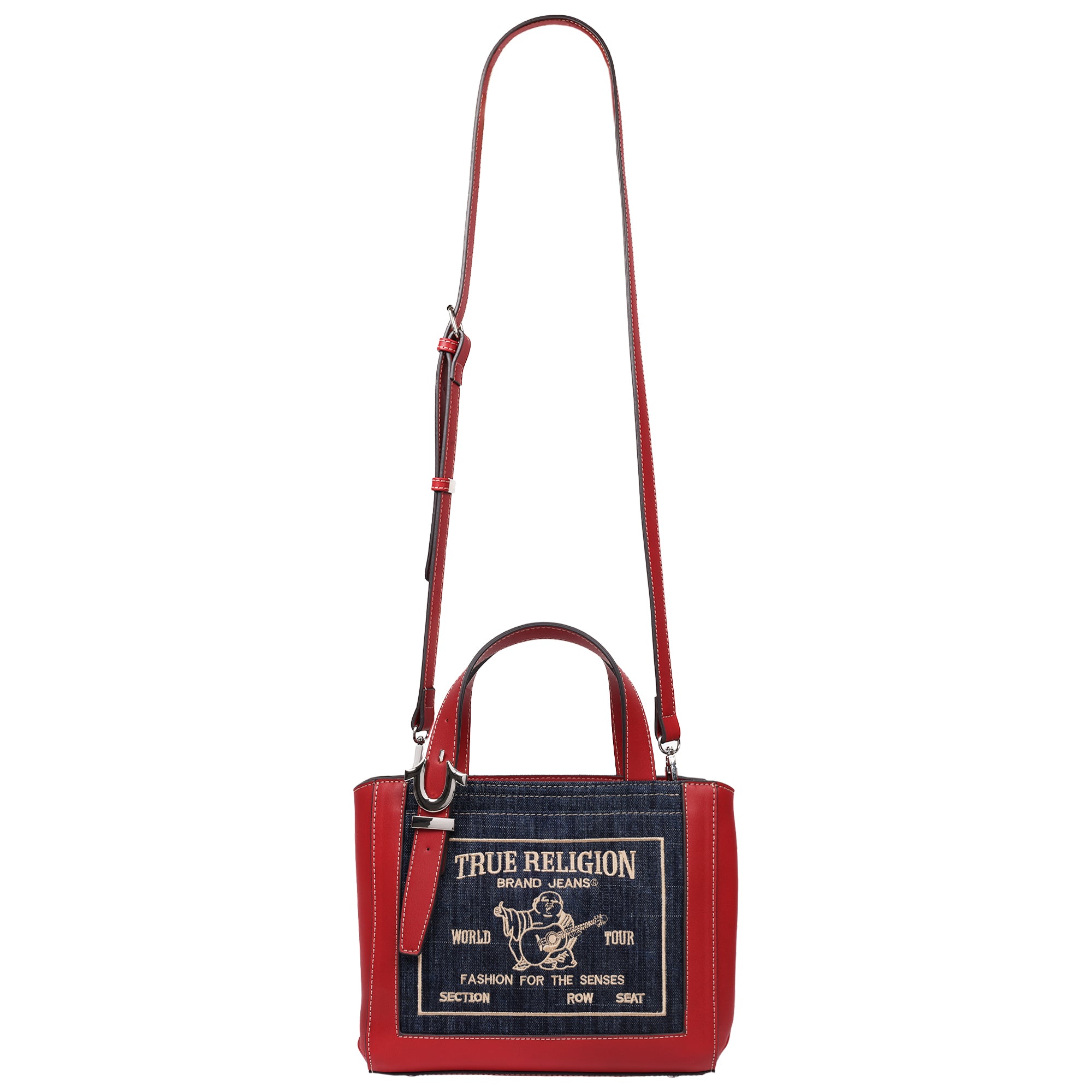 True Religion Arvin Buddha Motif Crossbody Tote
