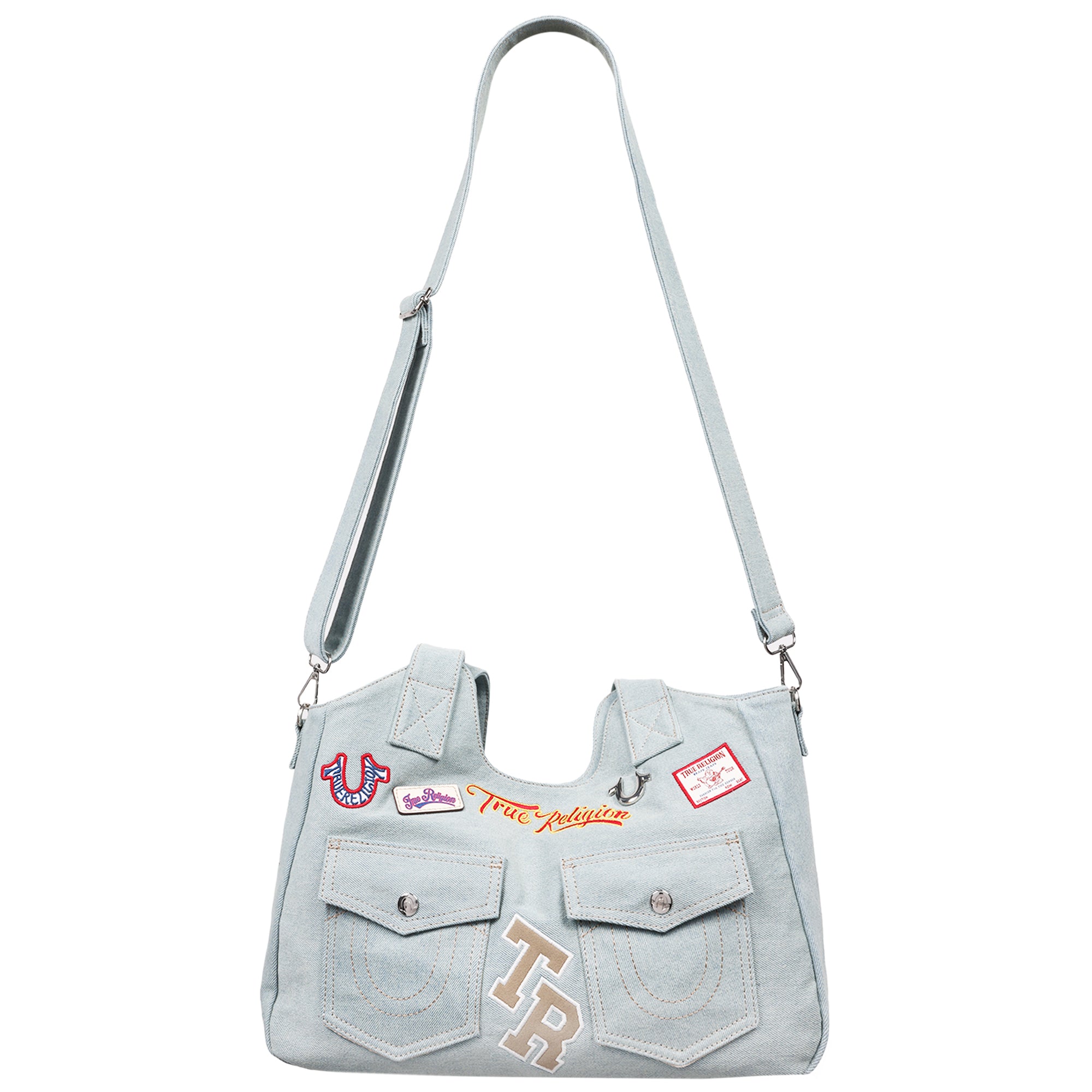 True Religion Agusto Multi Patch Soft Tote