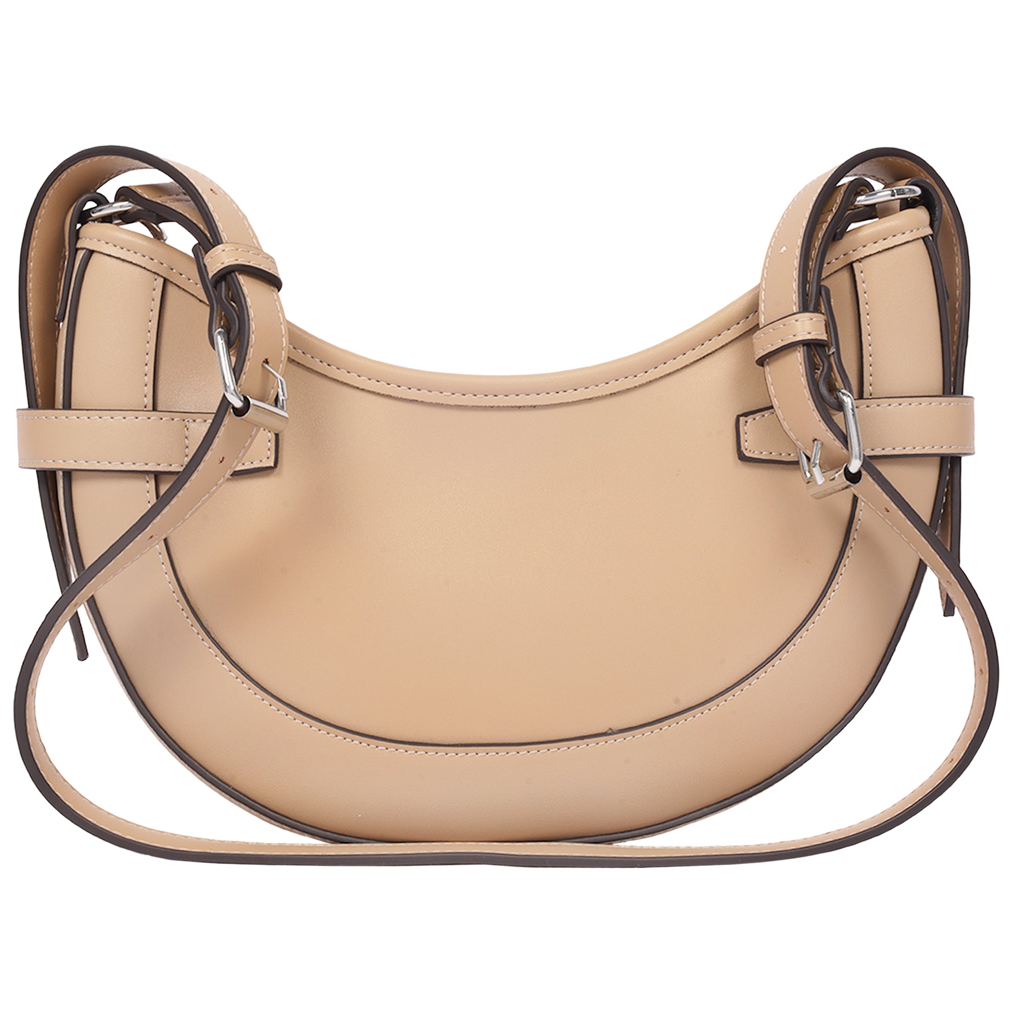 True Religion Blake Smooth PU Belted Hobo Bag – Women’s Faux Leather Shoulder & Crossbody Handbag