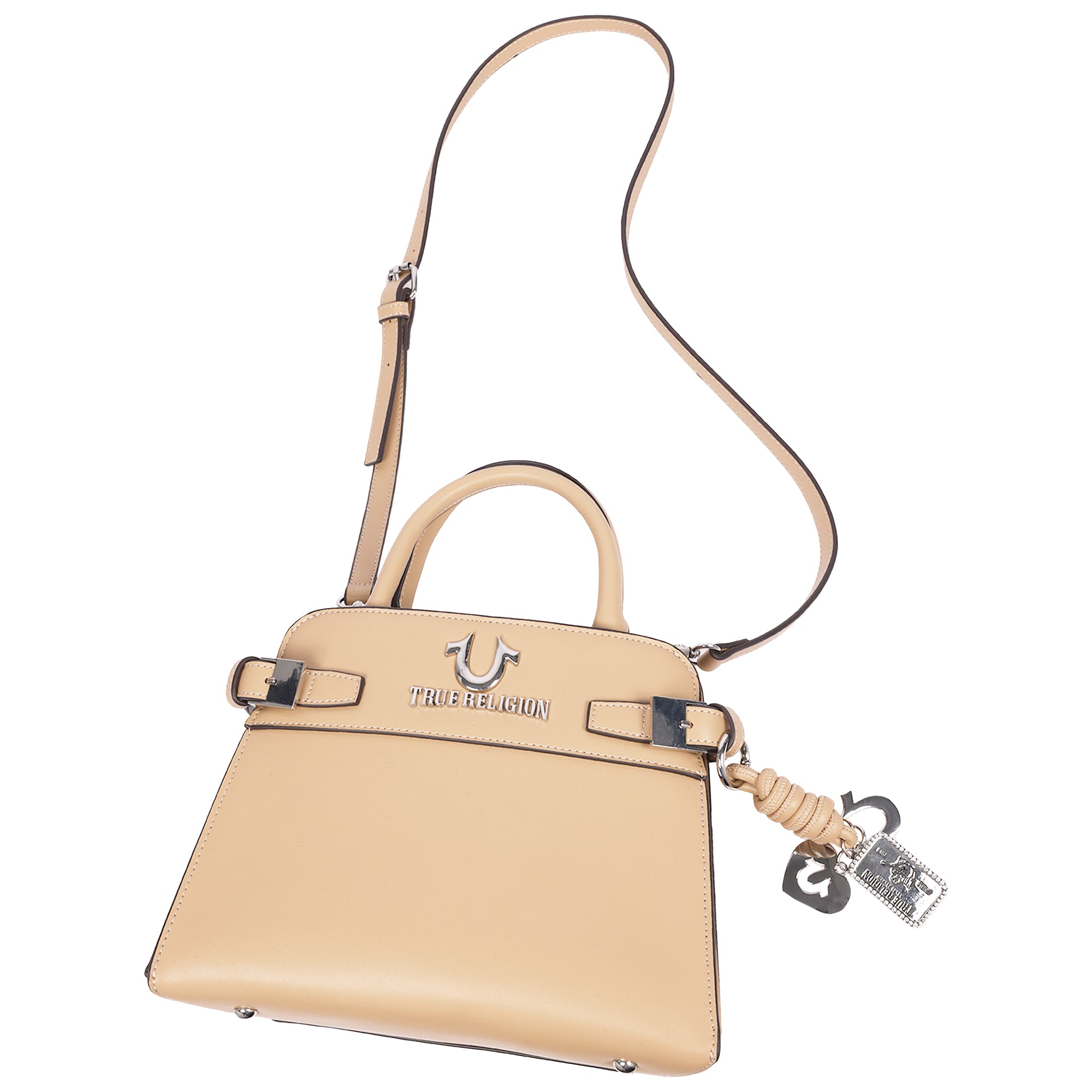 True Religion Beckham Smooth Belted Tote