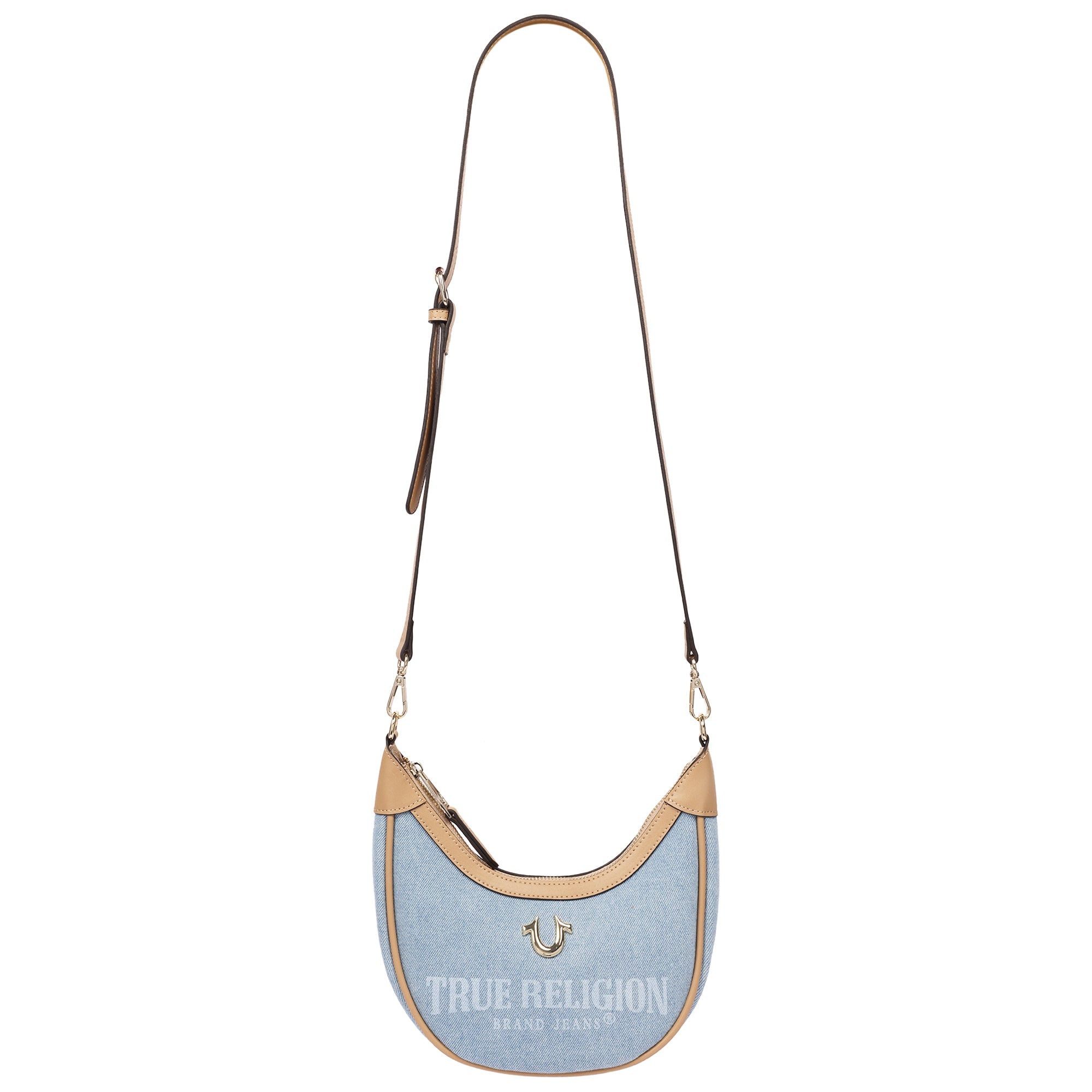 True Religion Bailey Denim & PU Hobo Bag – Denim