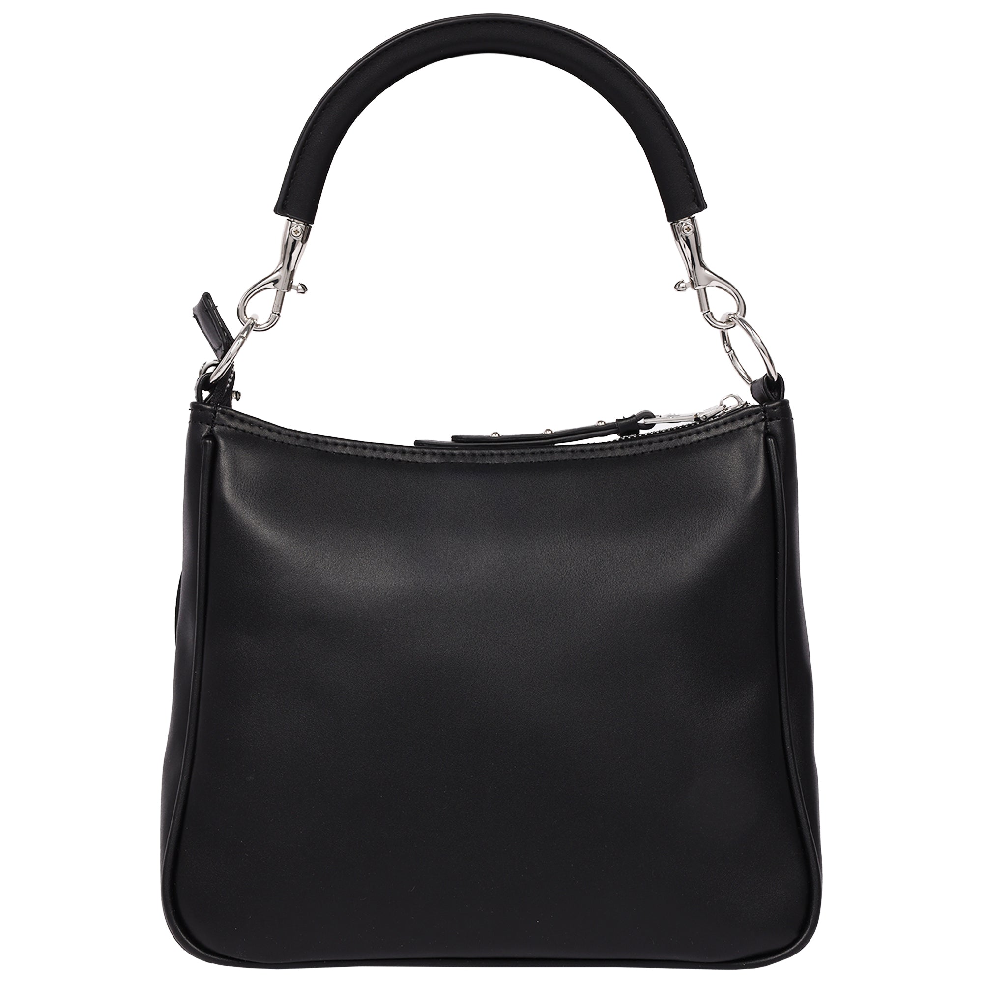 True Religion Moto Zip Top Hobo Bag with Lock Pocket Charm – Convertible Shoulder & Crossbody Purse