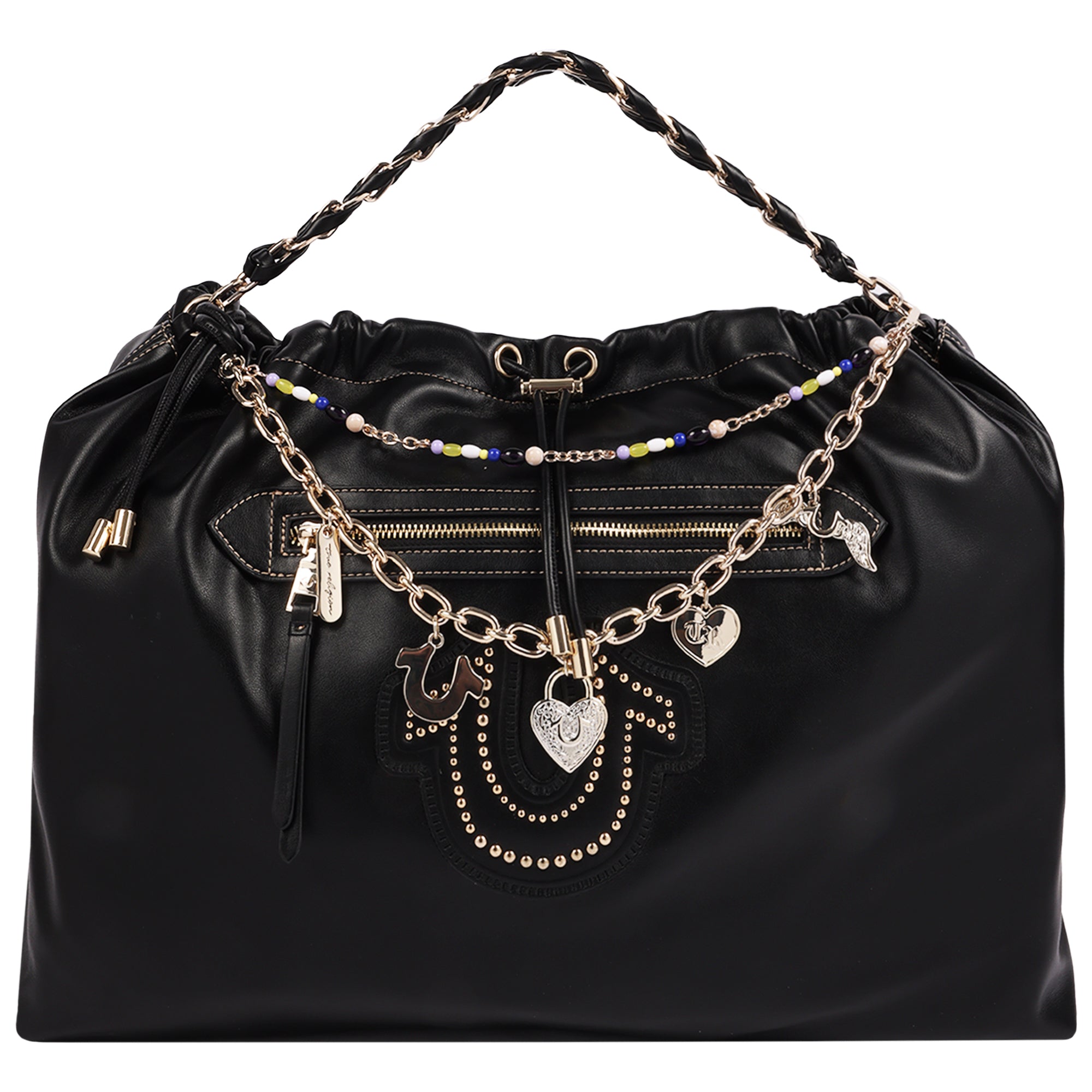 True Religion Vintage Chain Soft Hobo Bag