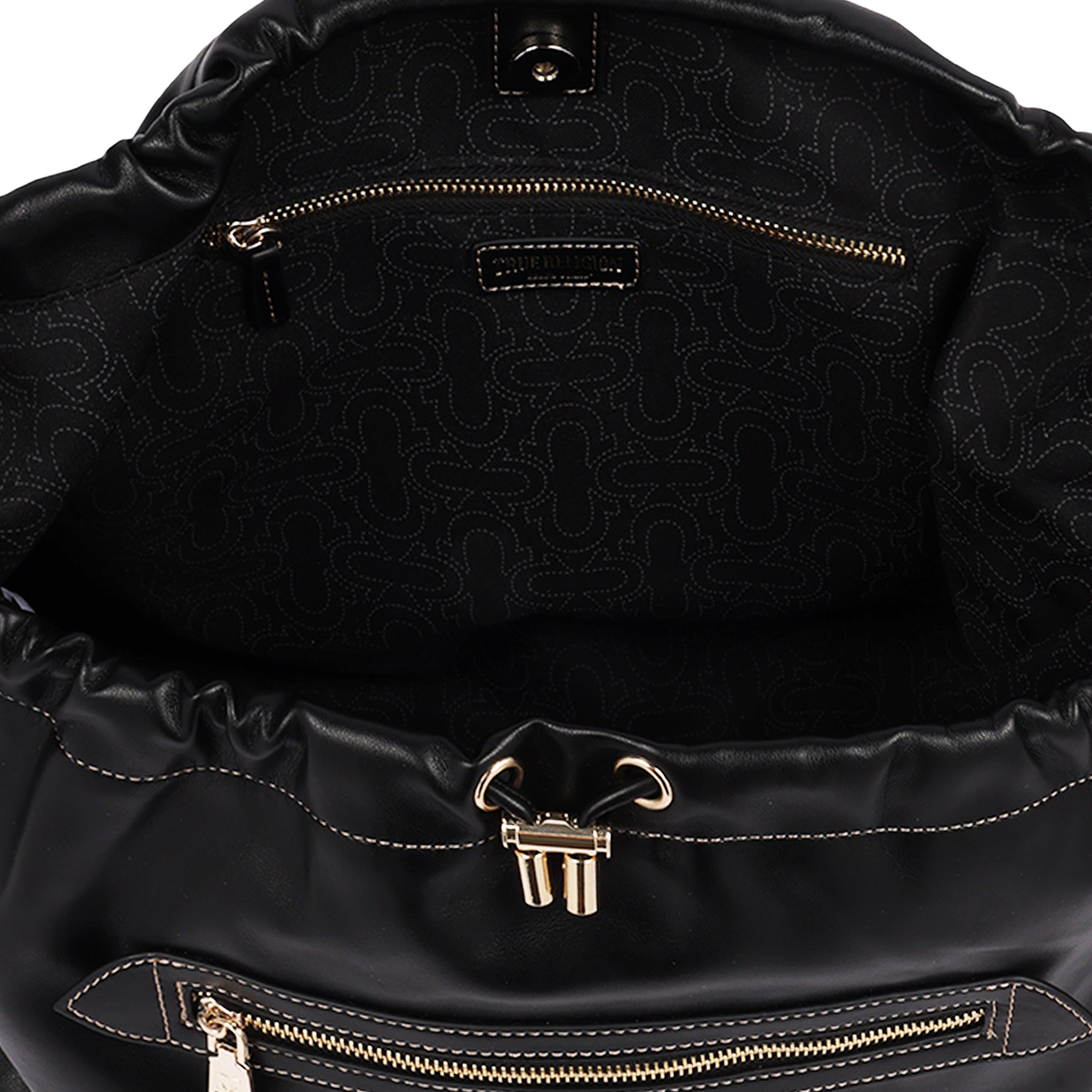 True Religion Vintage Chain Soft Hobo Bag