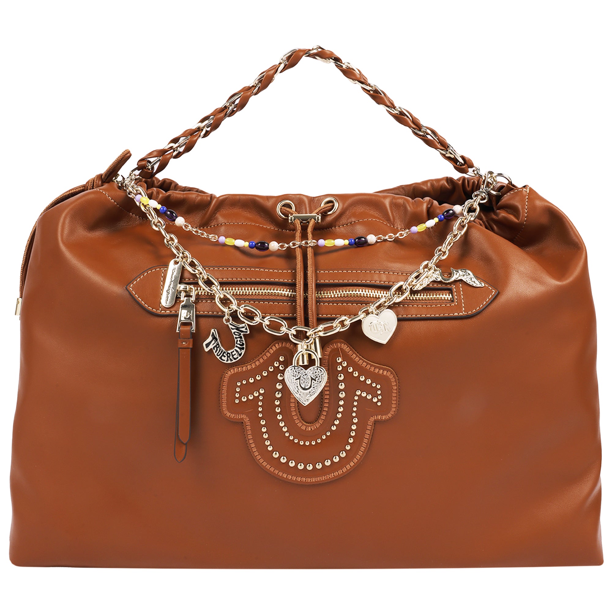 True Religion Vintage Chain Soft Hobo Bag