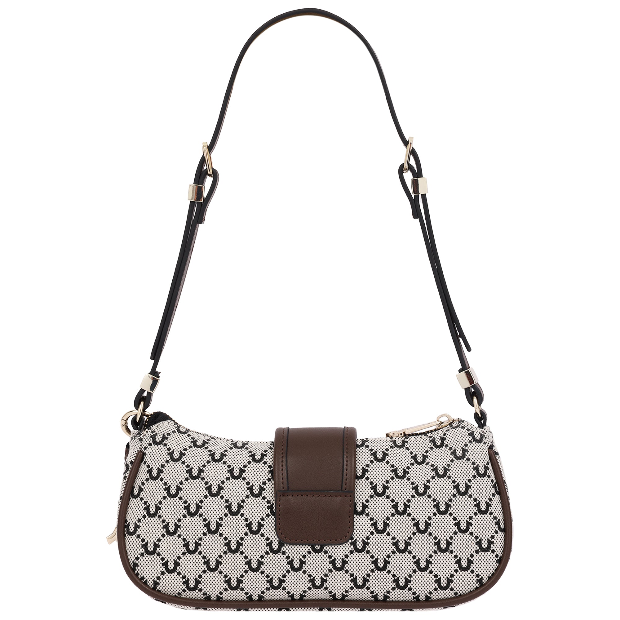 True Religion Signature Horseshoe Zip Top Bag
