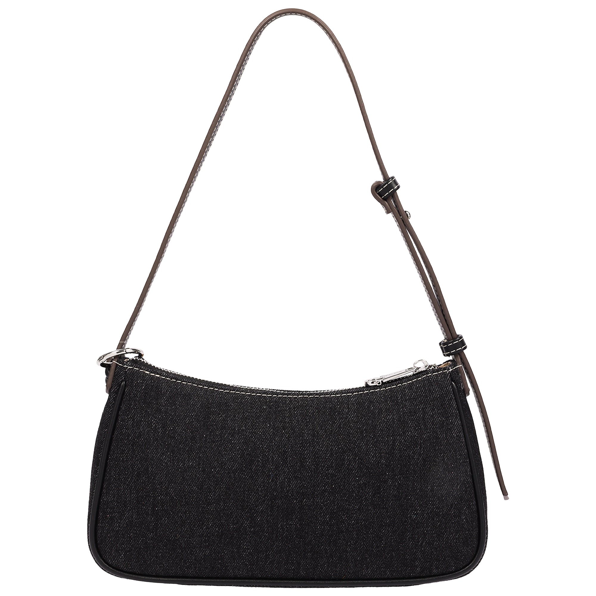 True Religion Bling Logo Denim Shoulder Bag