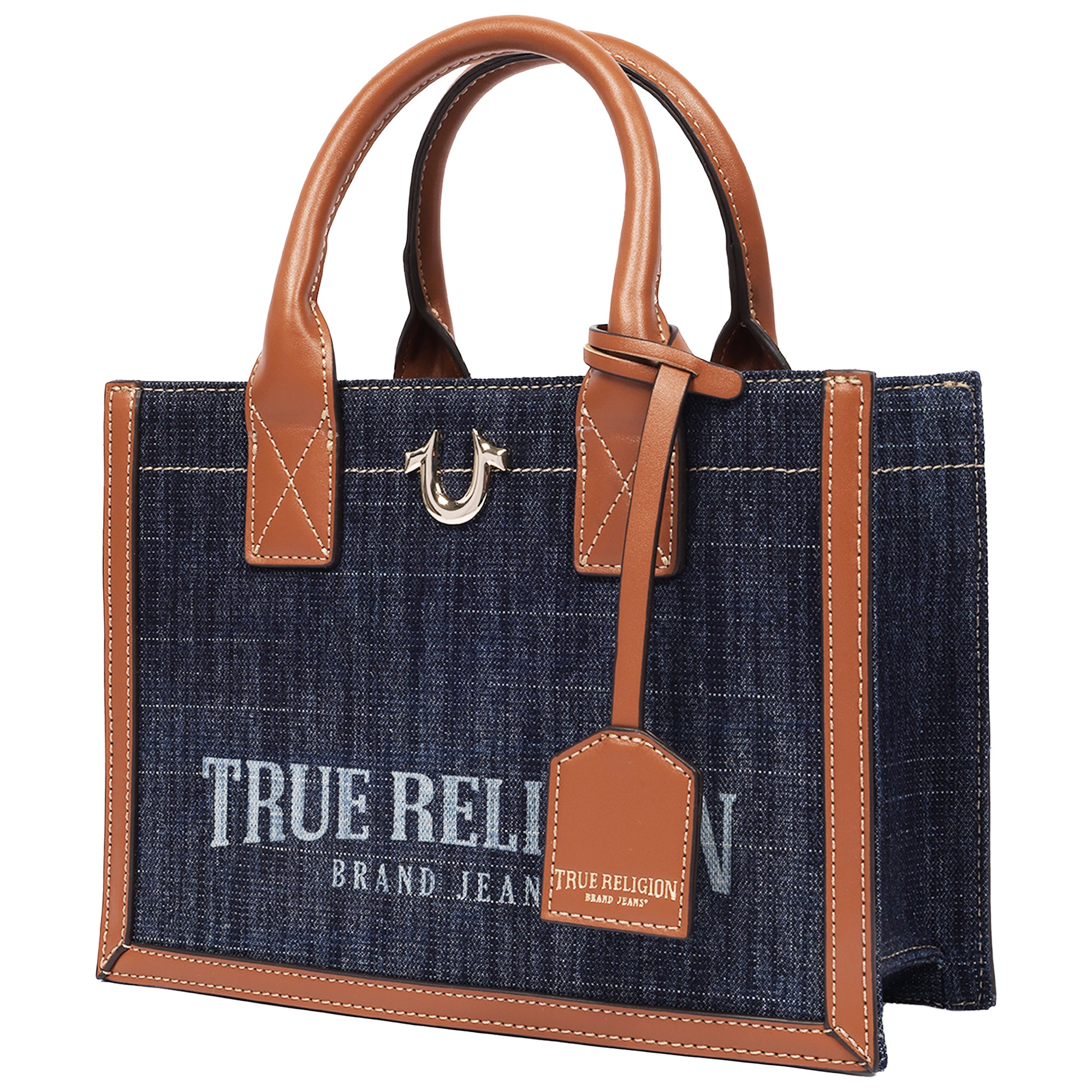 True Religion Modern Edge Denim Tote