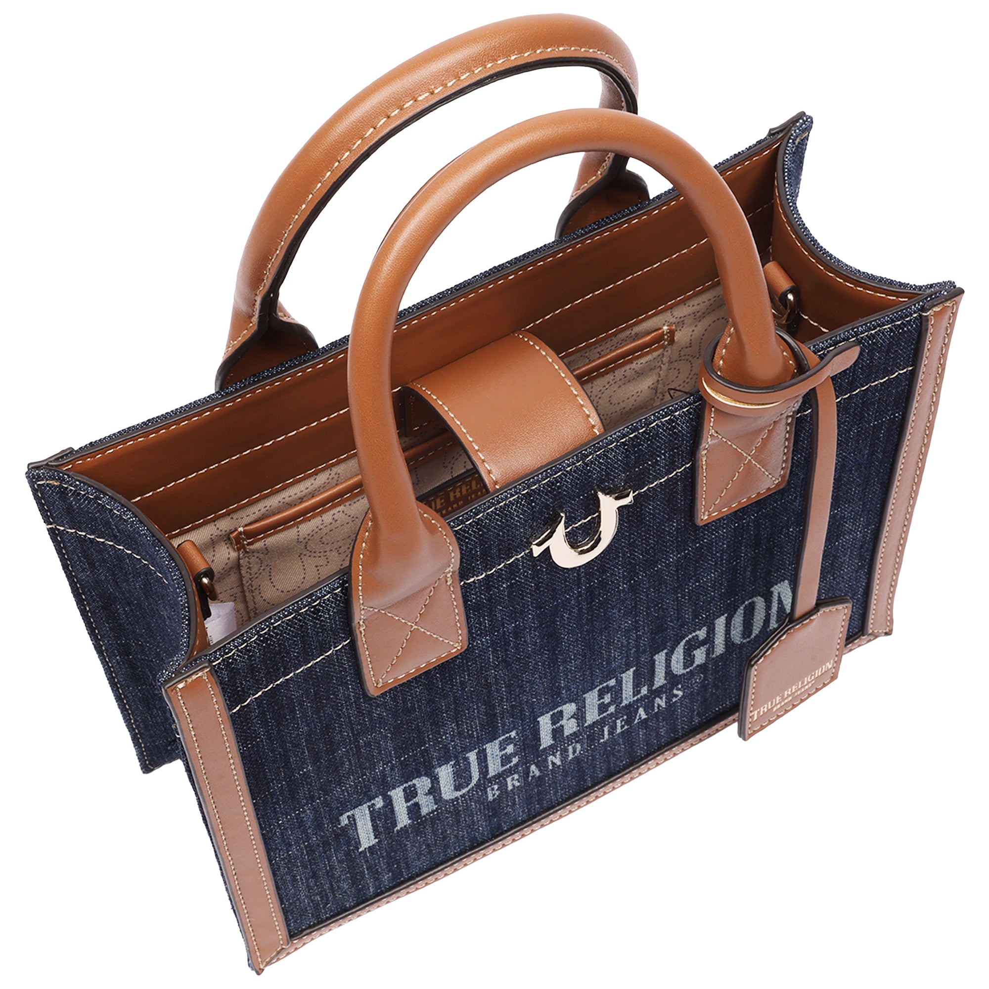 True Religion Modern Edge Denim Tote