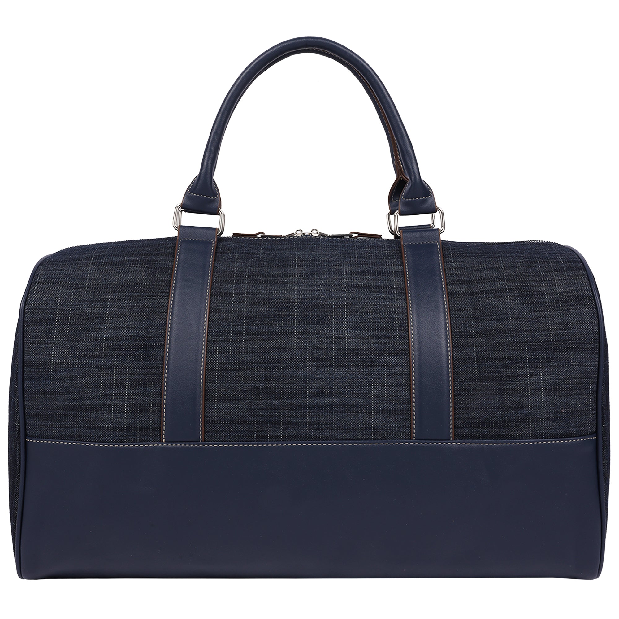 True Religion Horseshoe Quilting Denim Weekender Duffel Bag