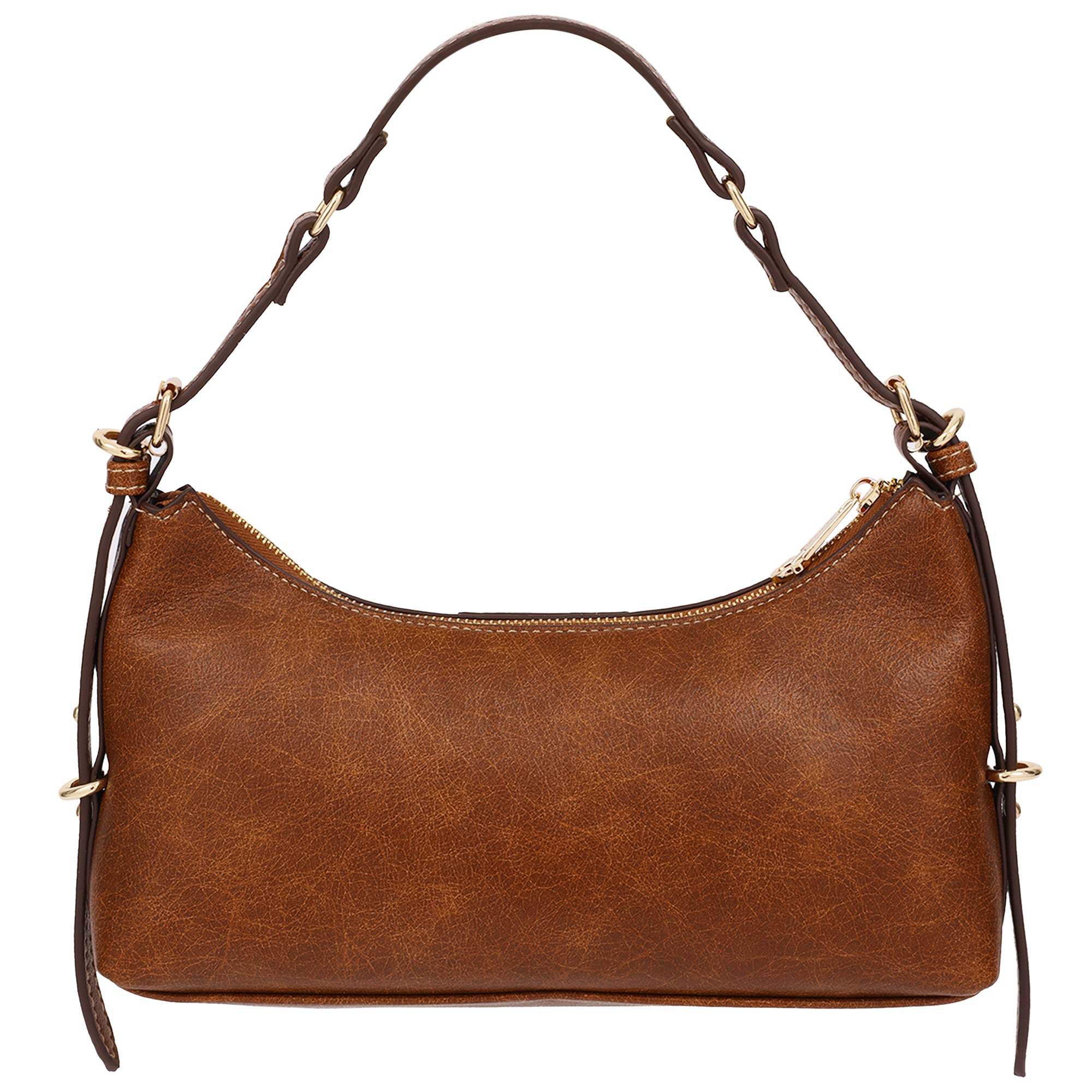 True Religion Horseshoe Hardware Belt Detail Baguette Shoulder Bag