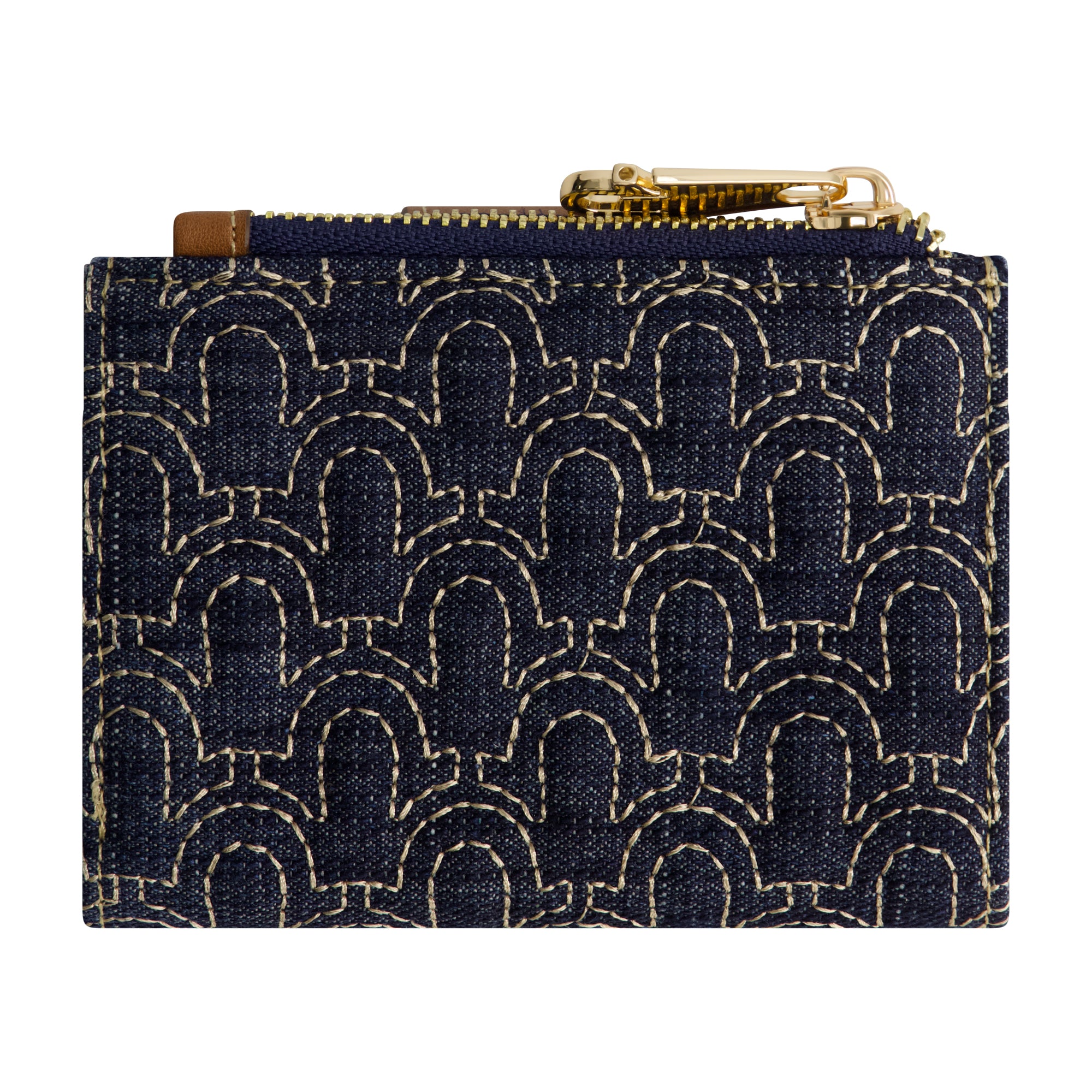 True Religion Horseshoe Quilted Small Wallet, DARK DENIM