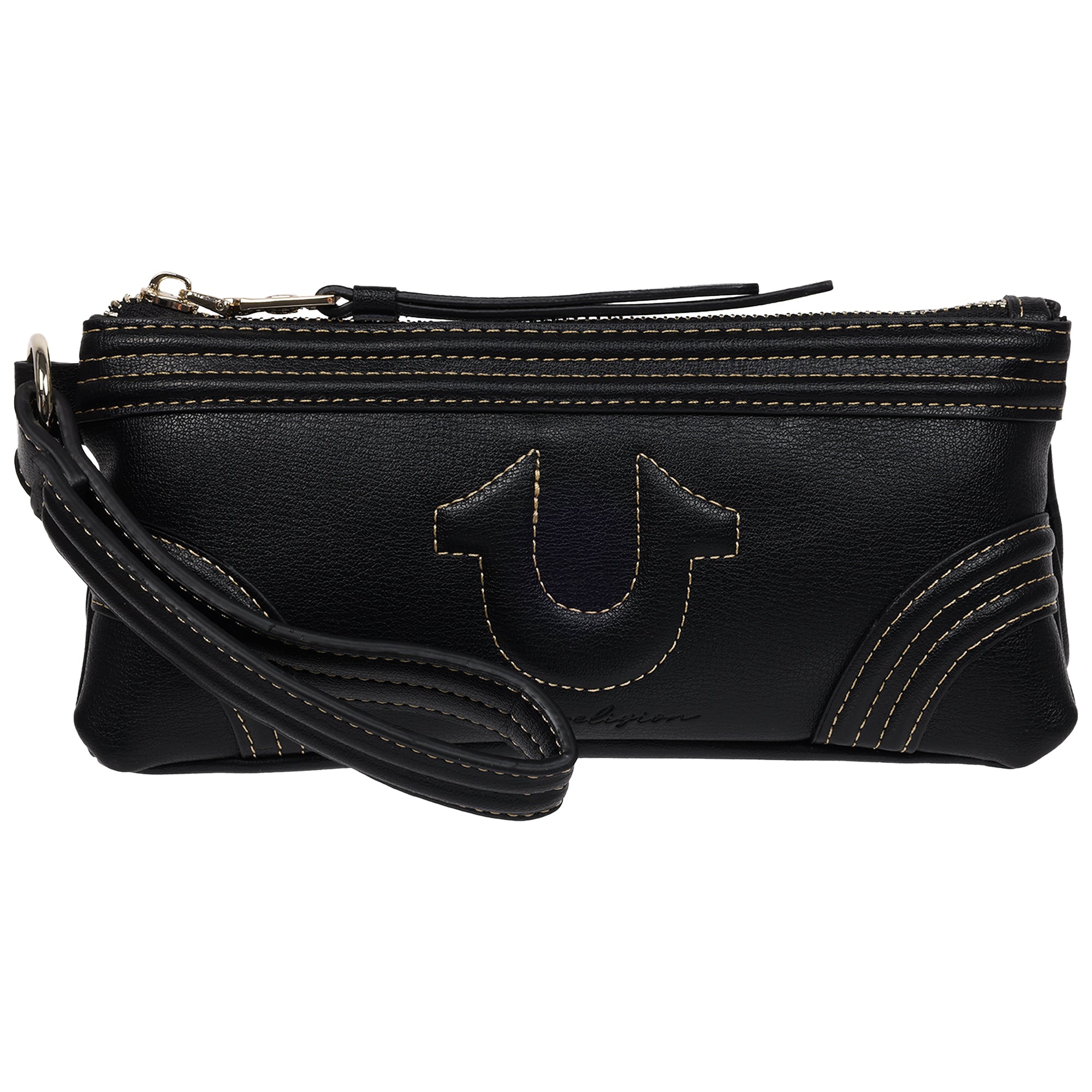 True Religion Bombe Horseshoe Wristlet Wallet