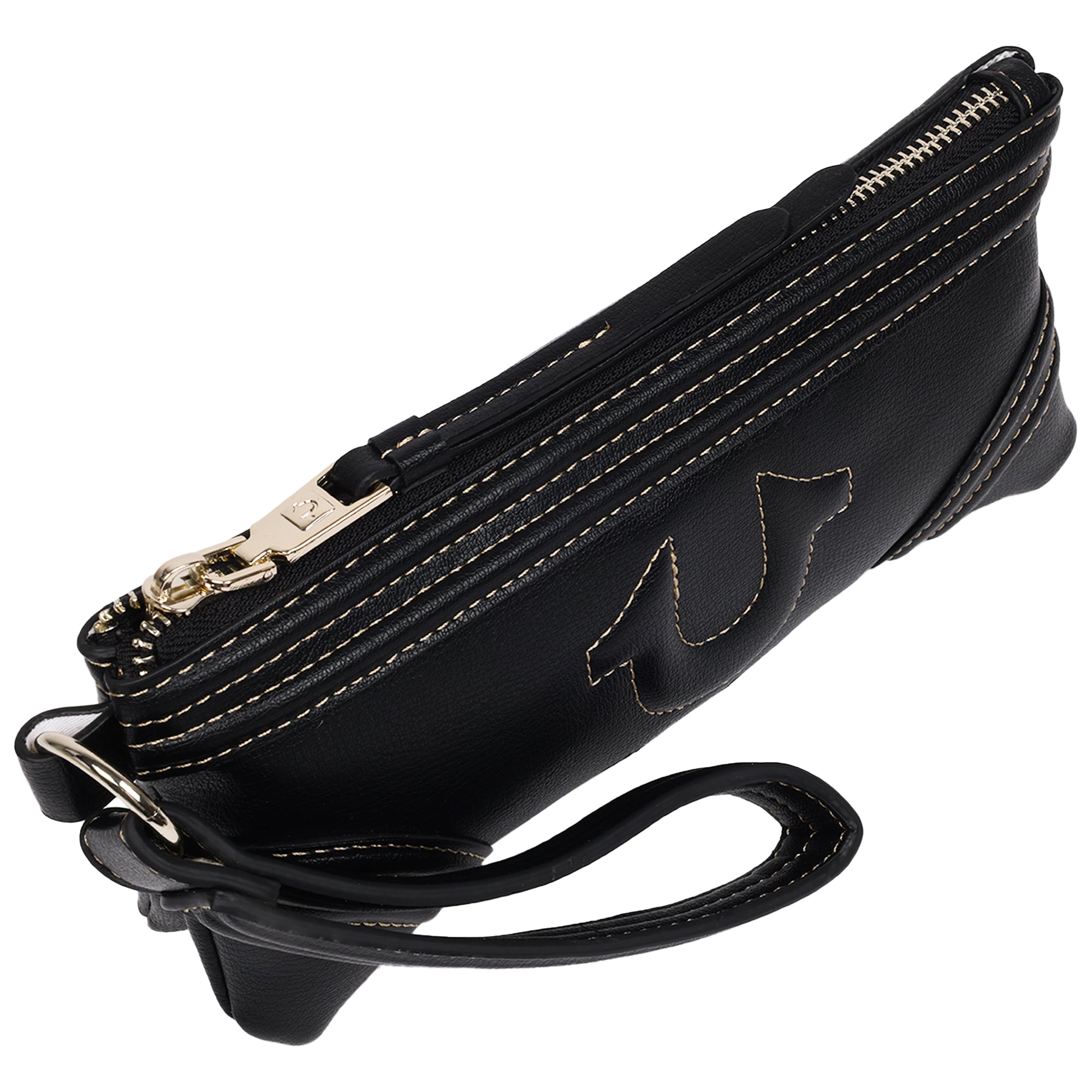 True Religion Bombe Horseshoe Wristlet Wallet