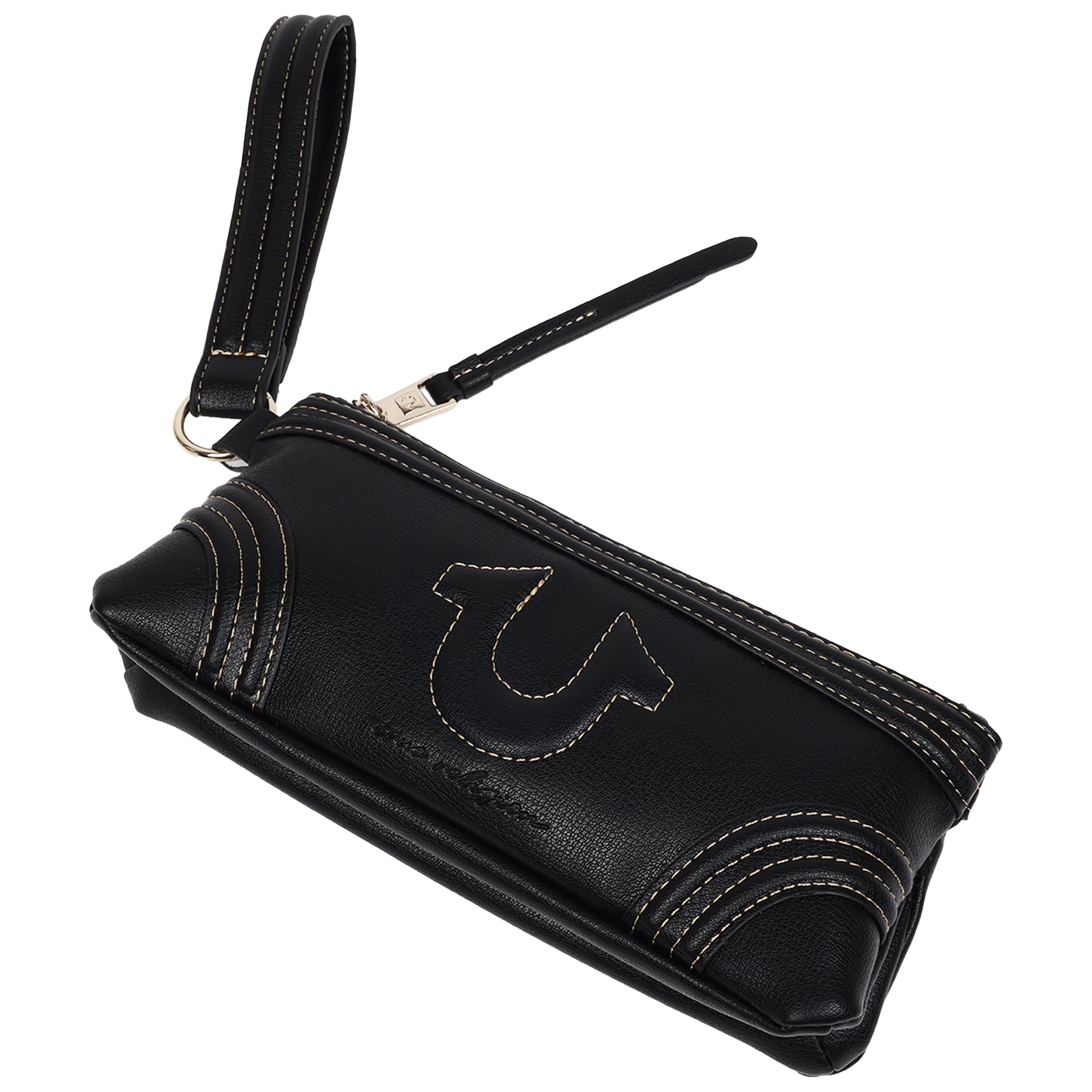 True Religion Bombe Horseshoe Wristlet Wallet