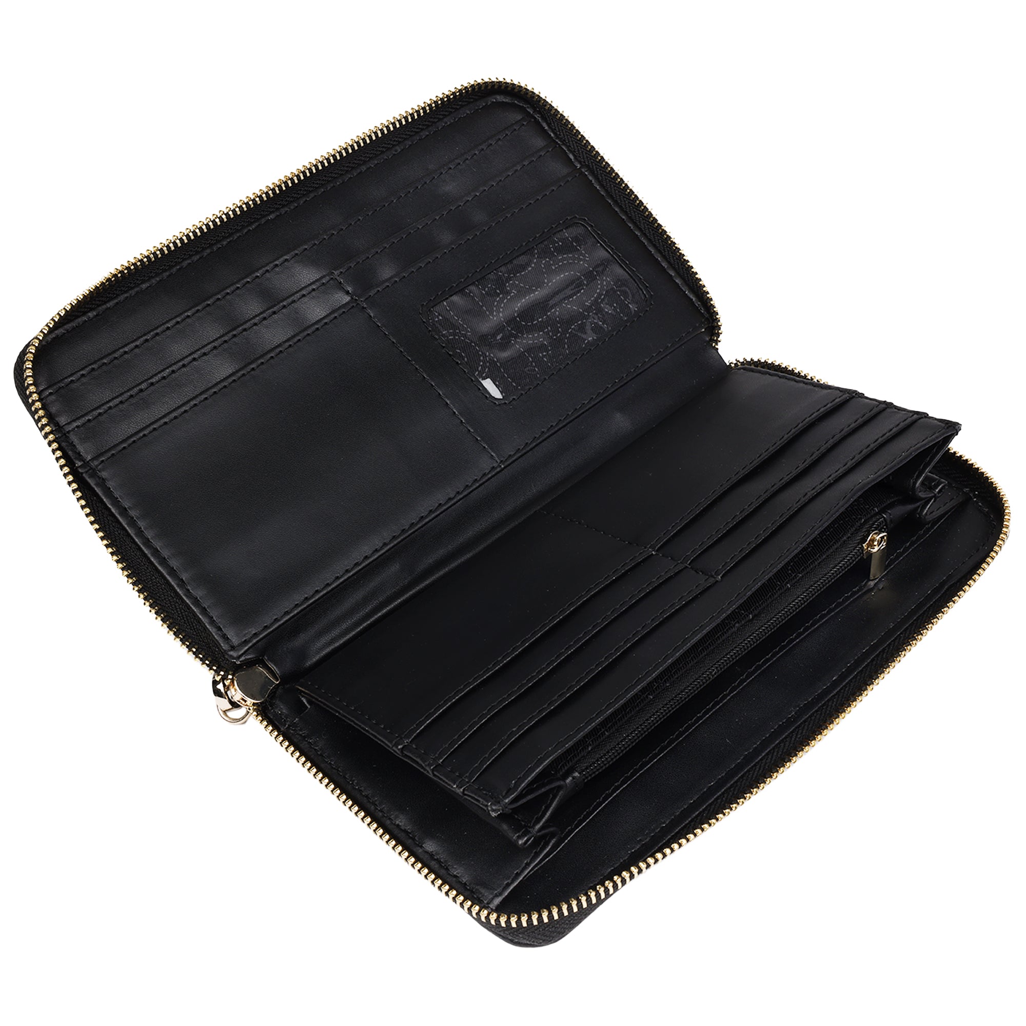 True Religion East/West Zip-Around Wallet