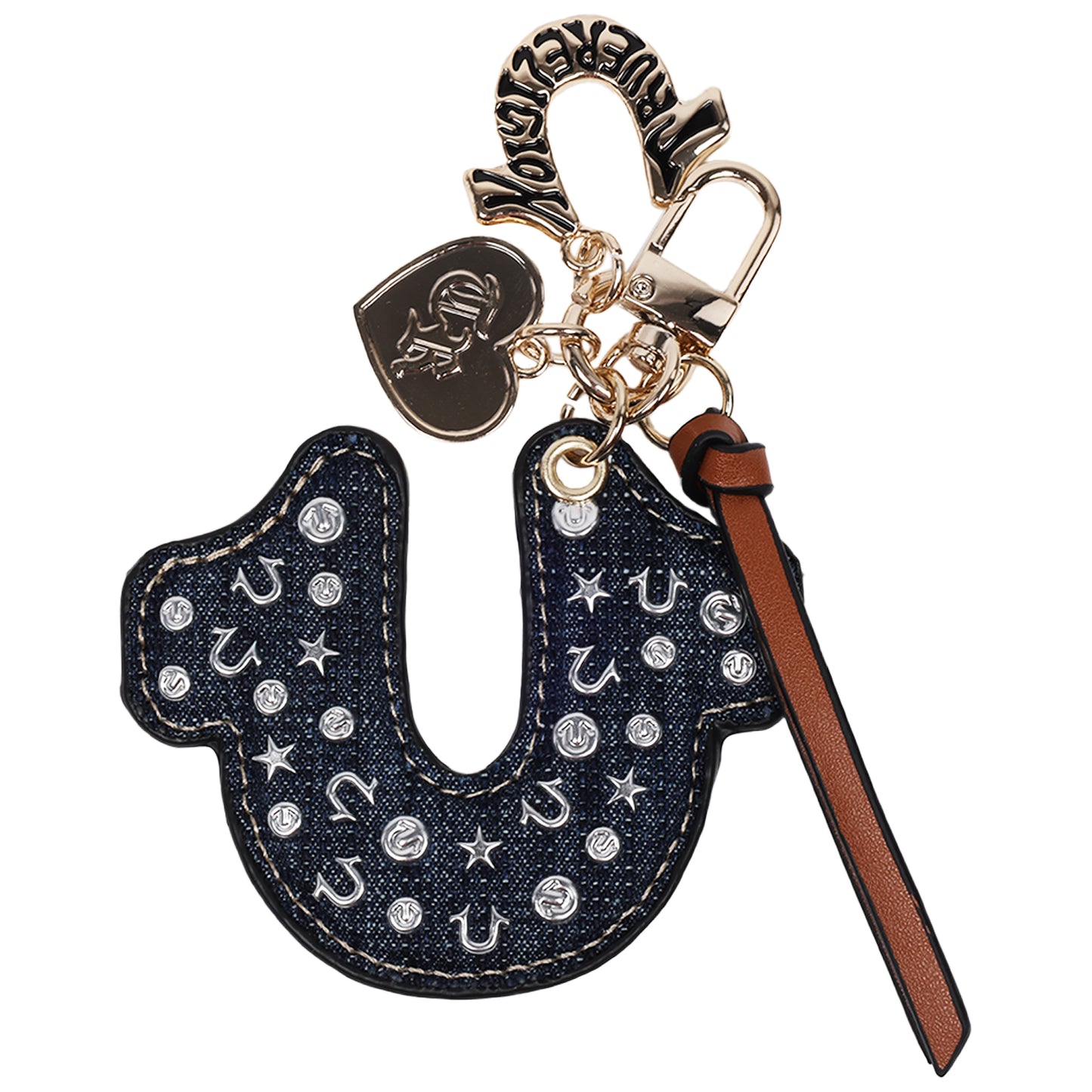True Religion Denim Horseshoe Bag Charm