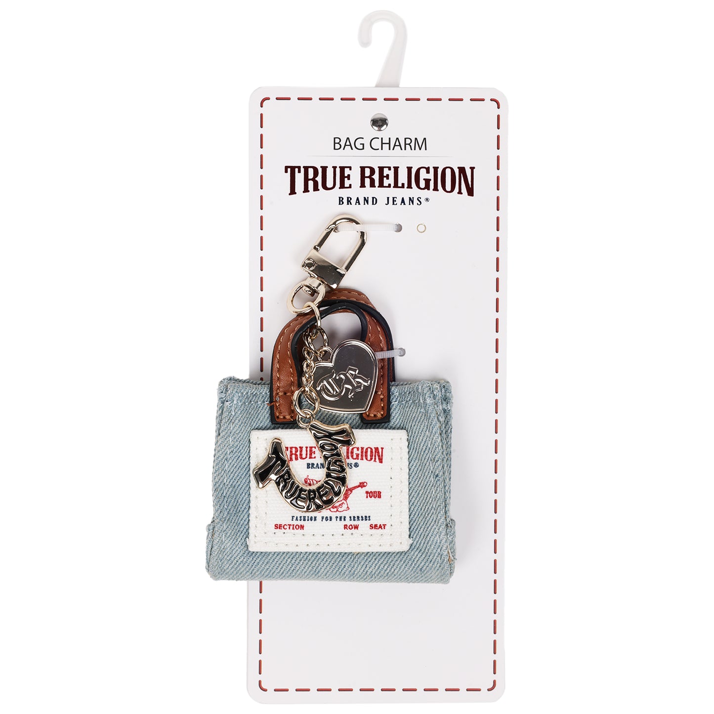 True Religion Buddha Mini Tote Bag Charm