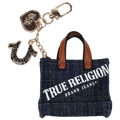 True Religion Mini Denim Tote Bag Charm