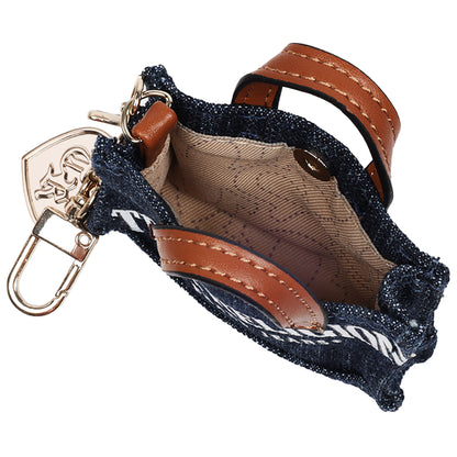 True Religion Mini Denim Tote Bag Charm