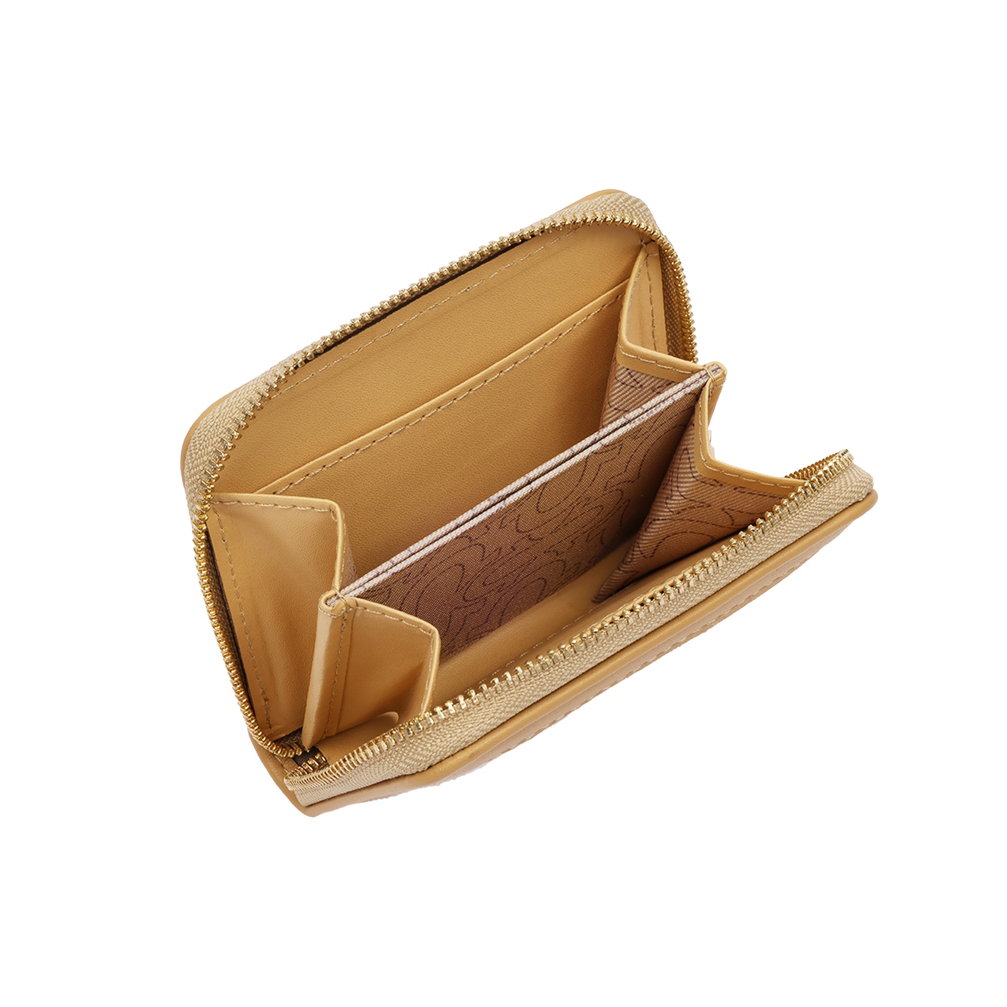 True Religion Frayed Edge Zip Around Small Wallet