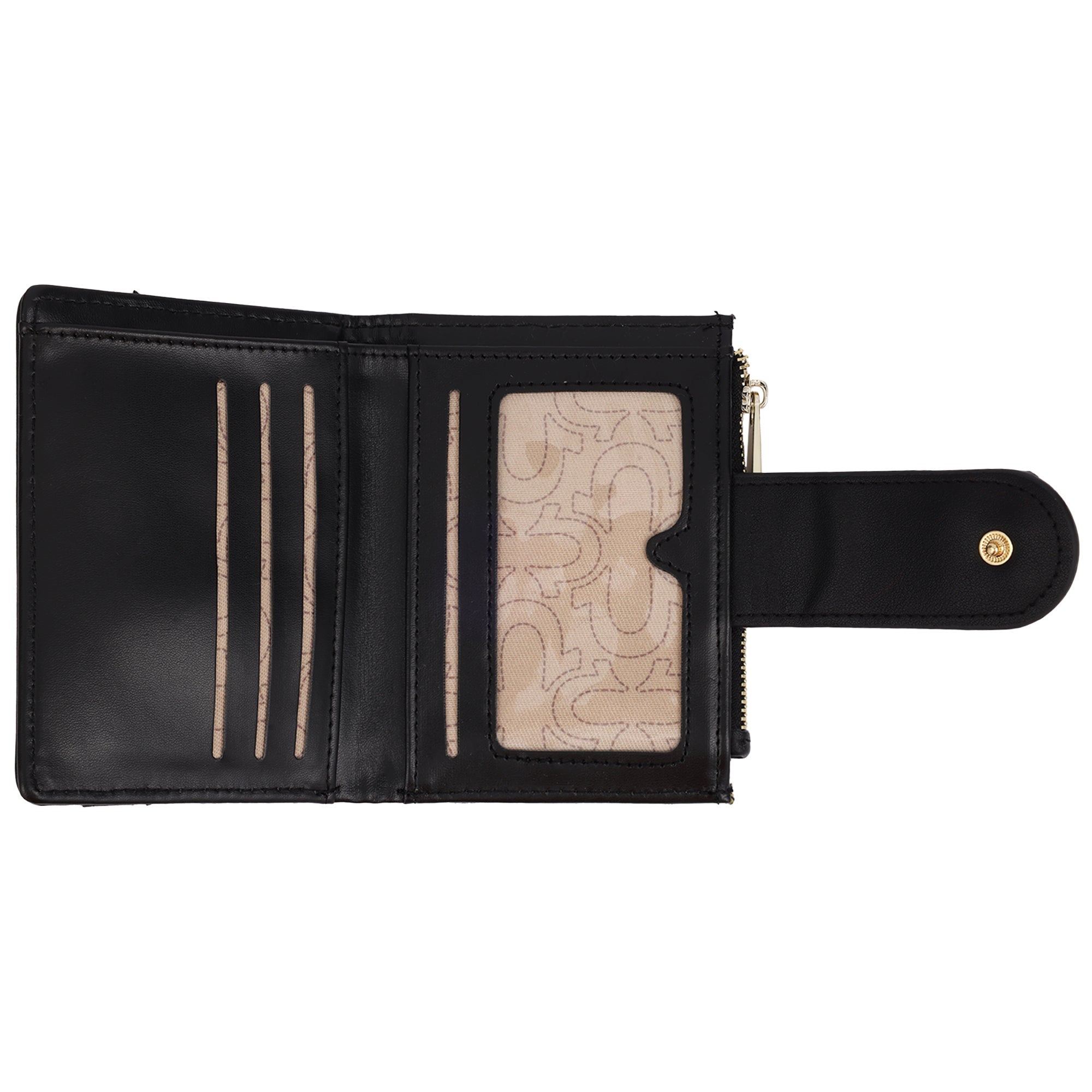 True Religion Signature Horseshoe Tab Wallet – Monogram Print