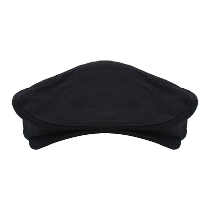 True Religion Newsboy Ivy Cap With Horseshoe Logo On Back,Black