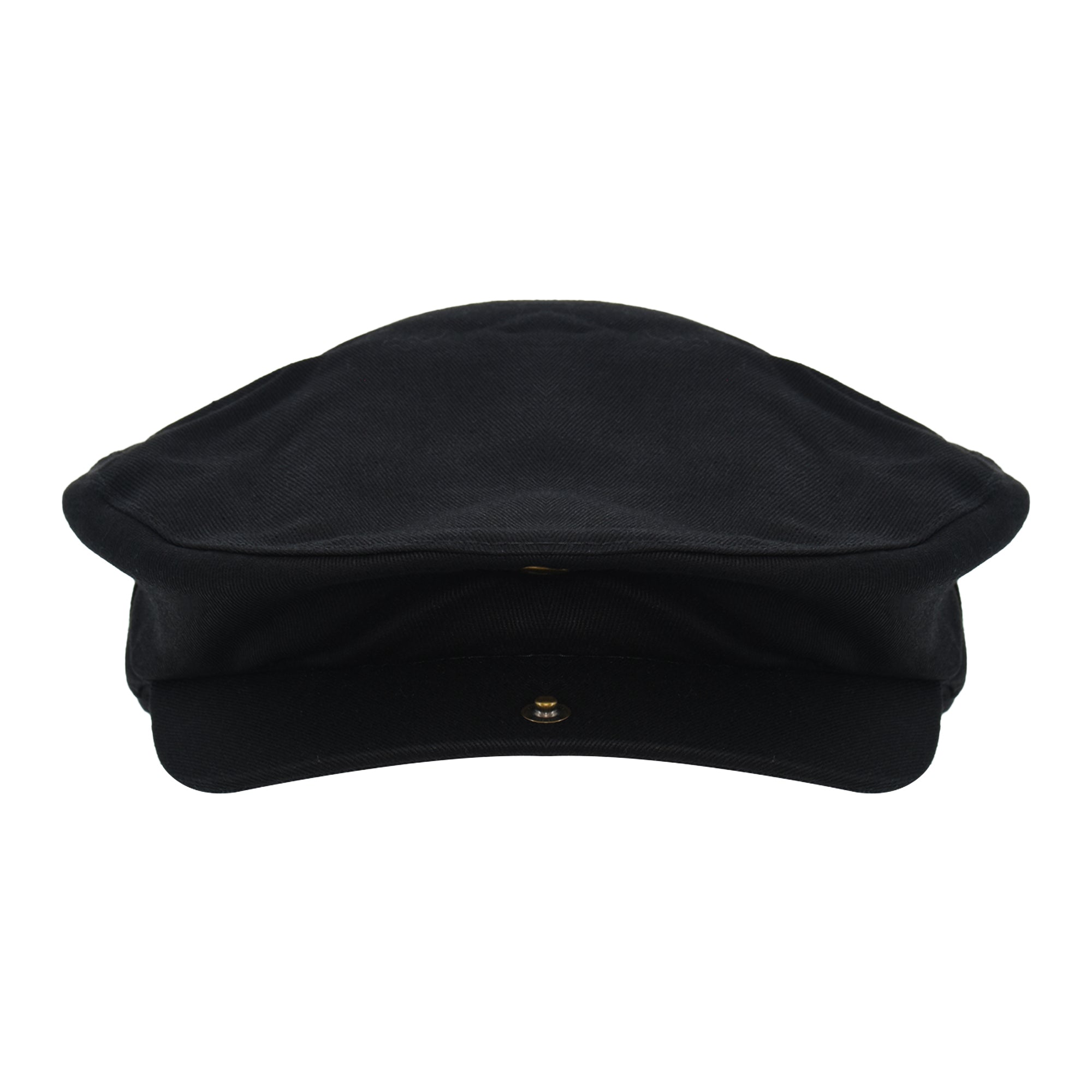 True Religion Newsboy Ivy Cap With Horseshoe Logo On Back,Black