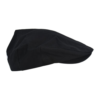 True Religion Newsboy Ivy Cap With Horseshoe Logo On Back,Black