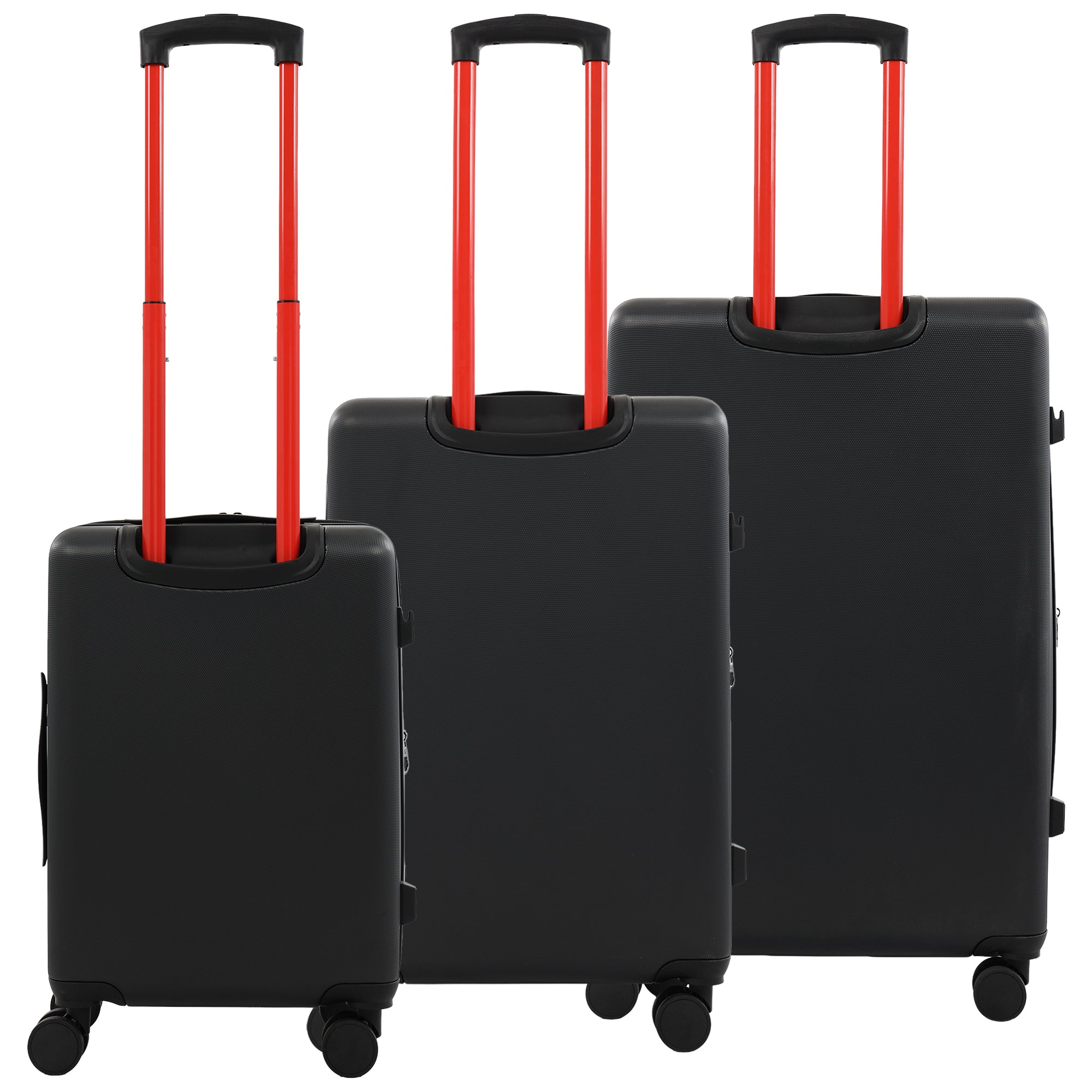 True Religion Molded U 3-Piece Hardside Spinner Luggage Set – 22", 26.5" & 30.5" Expandable Suitcases