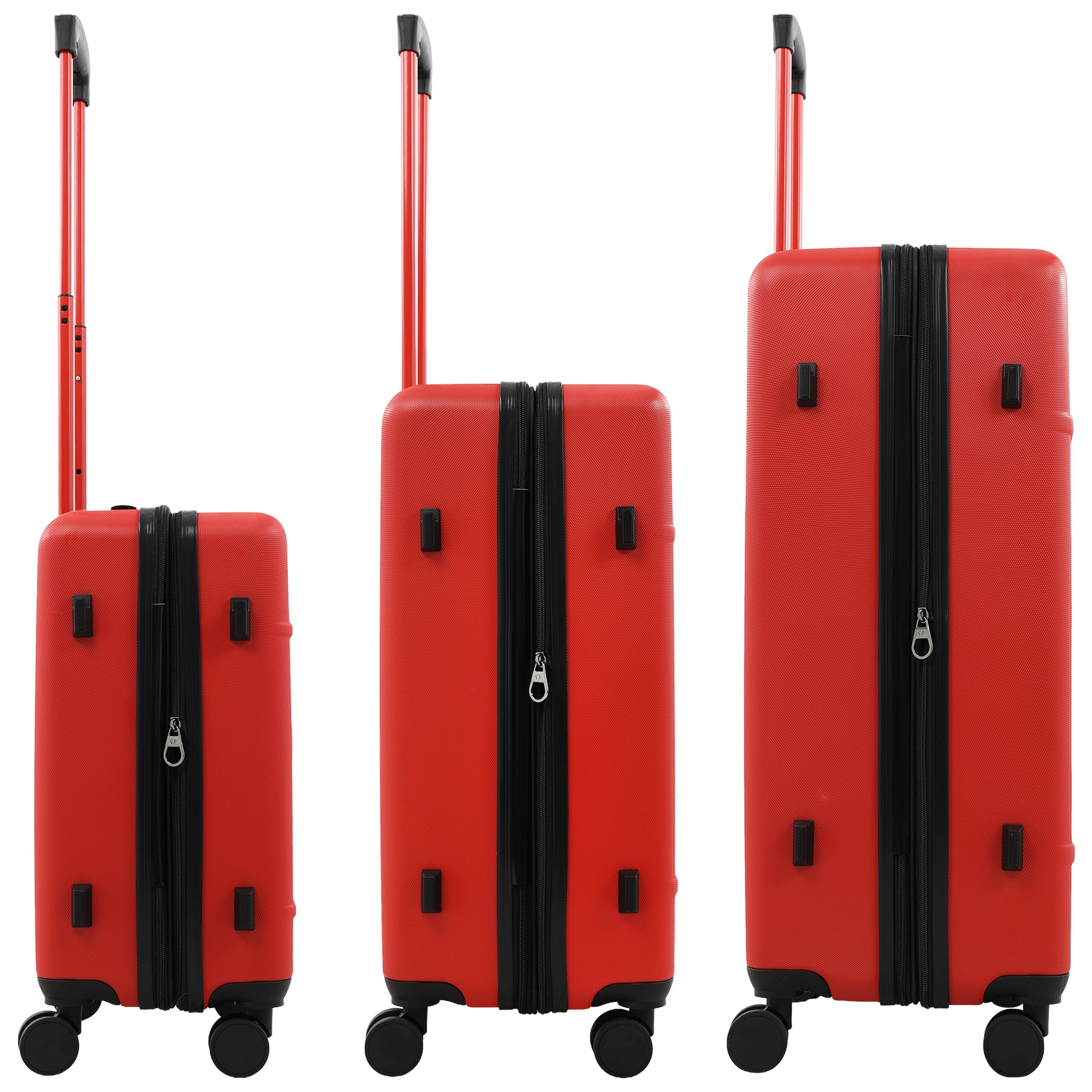 True Religion Molded U 3-Piece Hardside Spinner Luggage Set – 22", 26.5" & 30.5" Expandable Suitcases