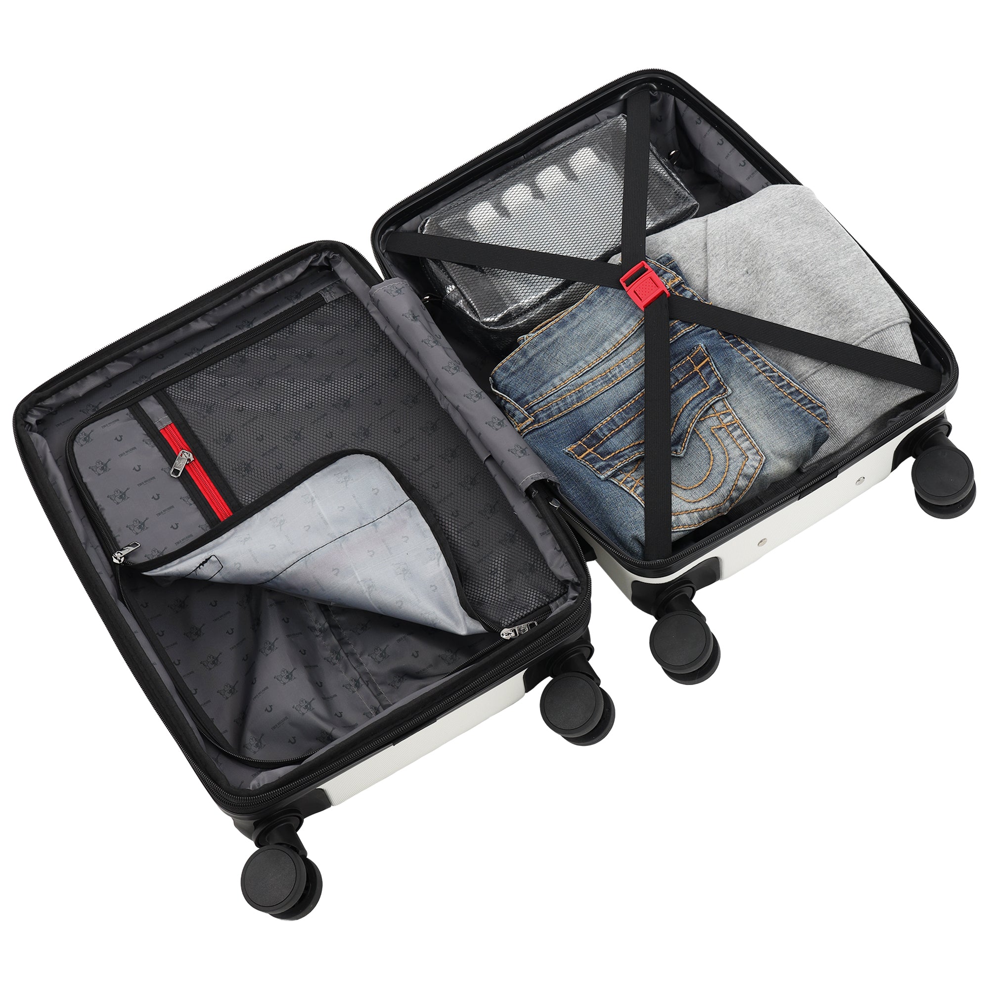 True Religion Molded U 26.5" Expandable Hardside Spinner Luggage