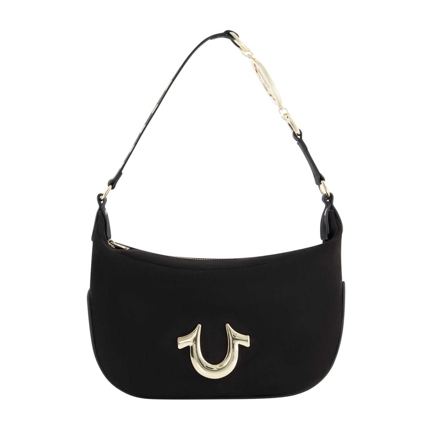 True Religion Horseshoe Link eyelet Hobo, Black